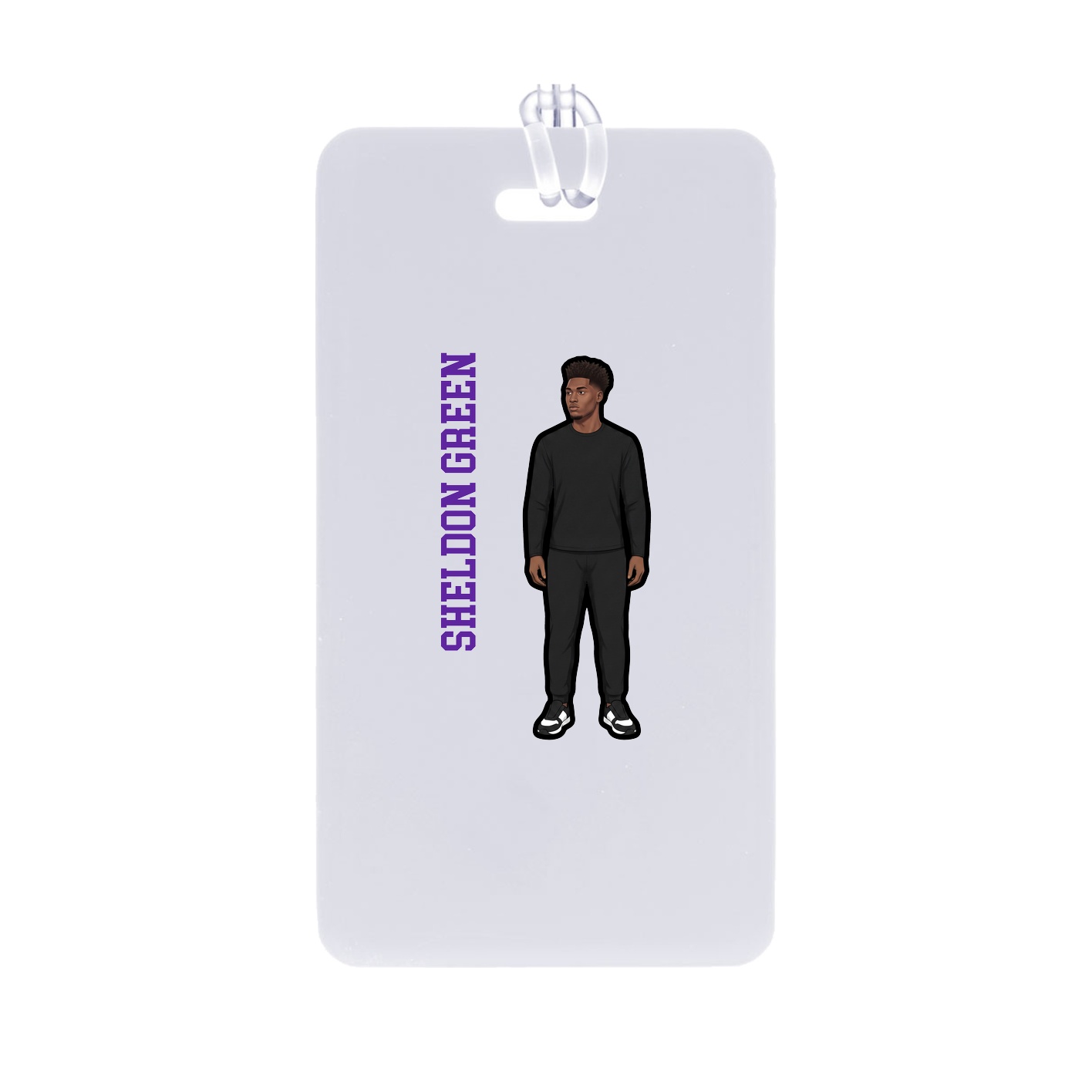 Bag Tag — Name Vertical in Classic