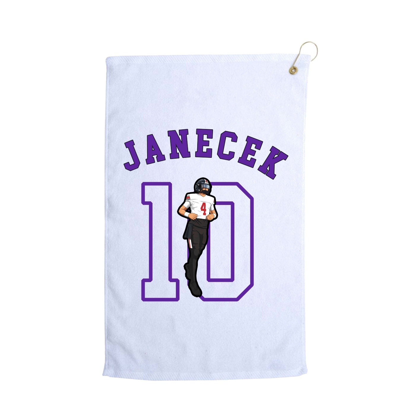 Golf Towel — Shirsey Arch in White