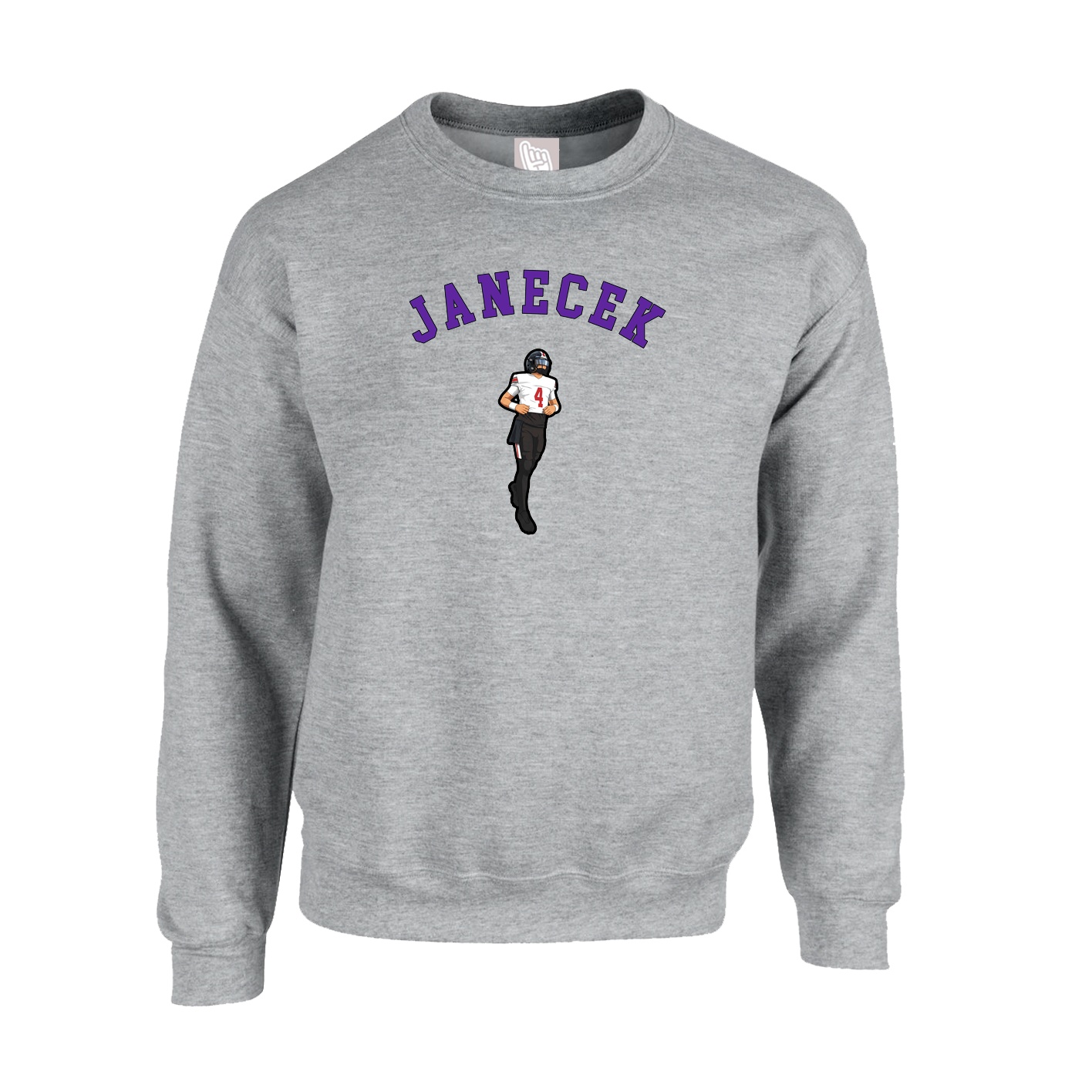 Fleece Crew — Shirsey Arch in Grey