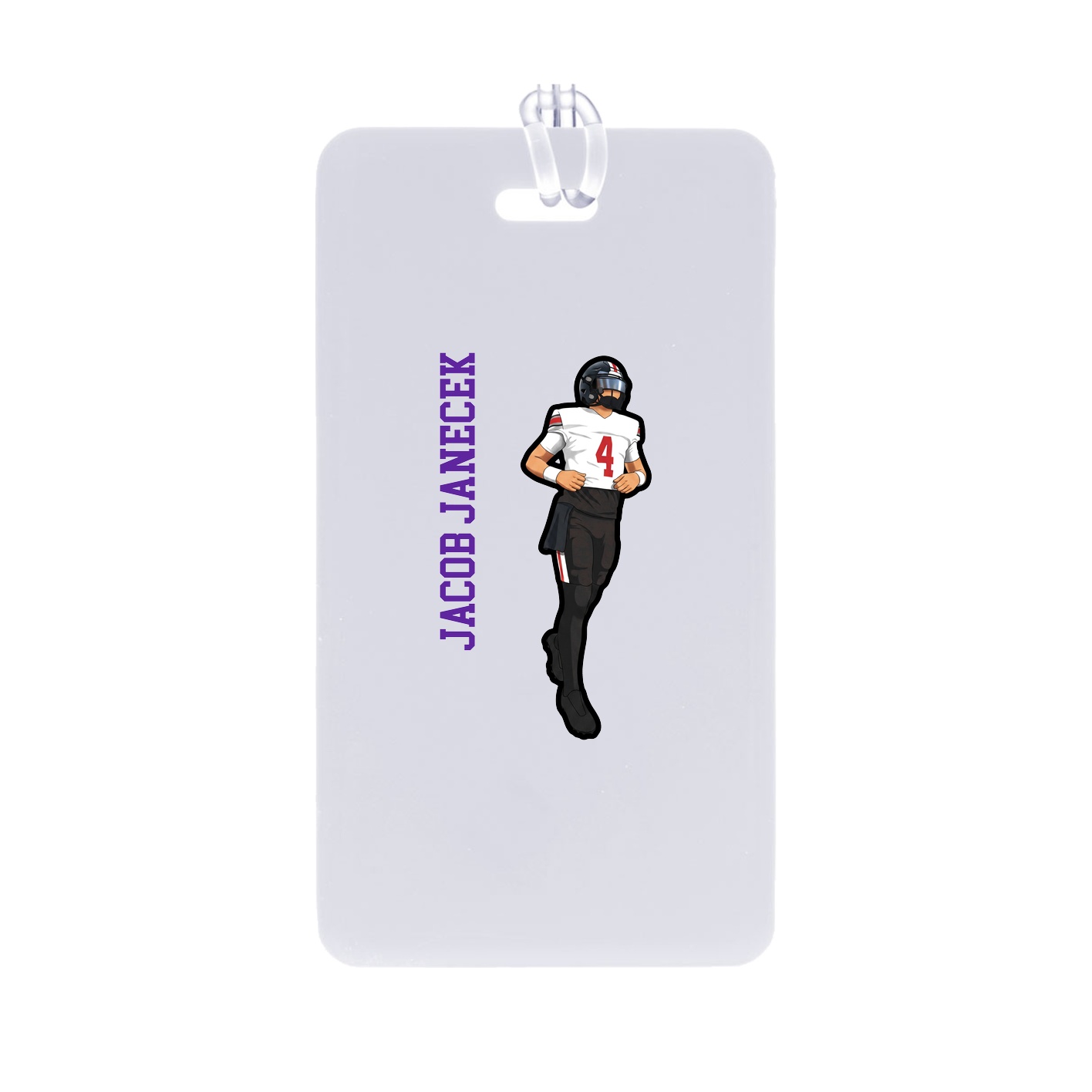 Bag Tag — Name Vertical in Classic