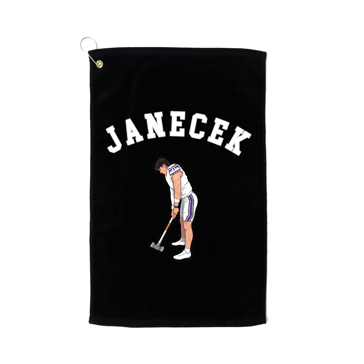 Golf Towel — Shirsey Arch in Black