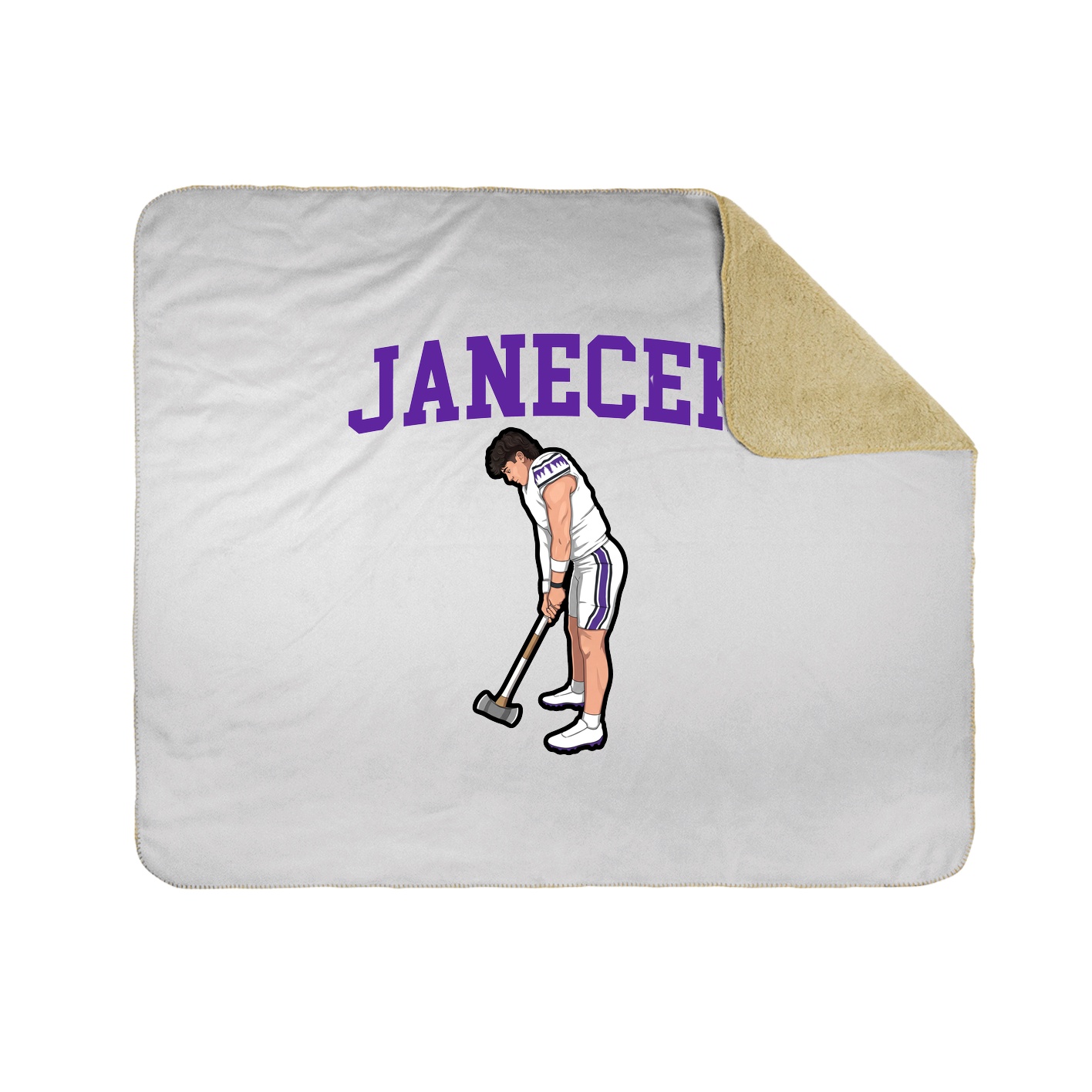 Throw Blanket — Shirsey in White