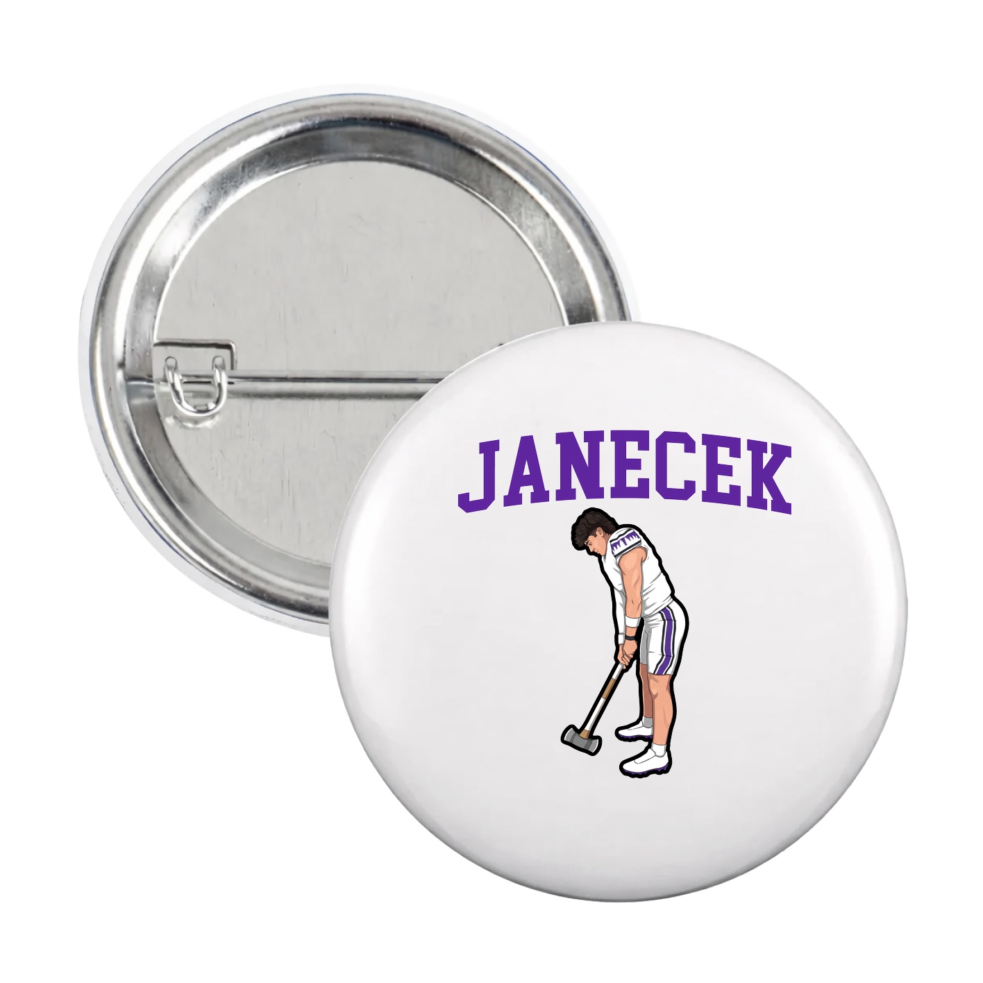 Game Day Button — Shirsey in White
