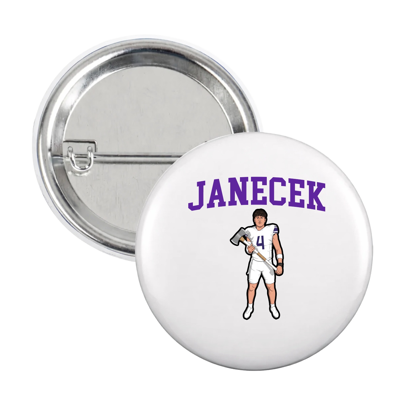 Game Day Button — Shirsey in White