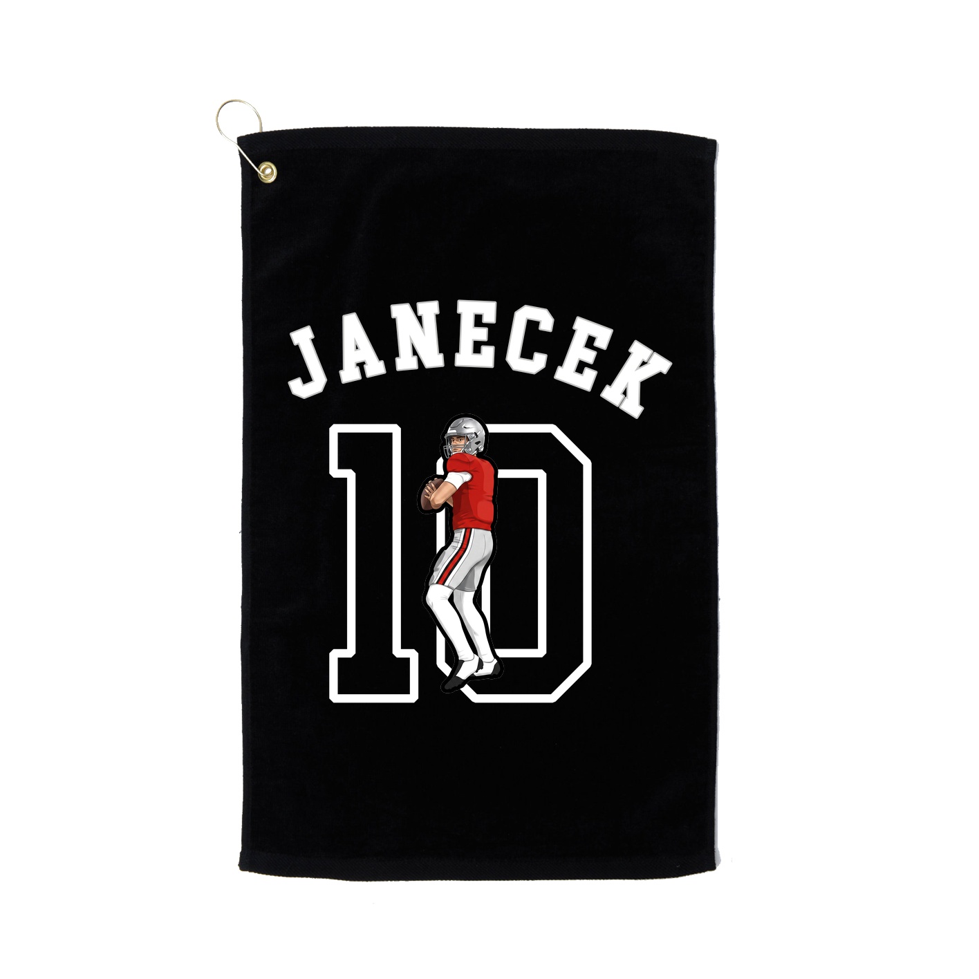 Golf Towel — Shirsey Arch in Black