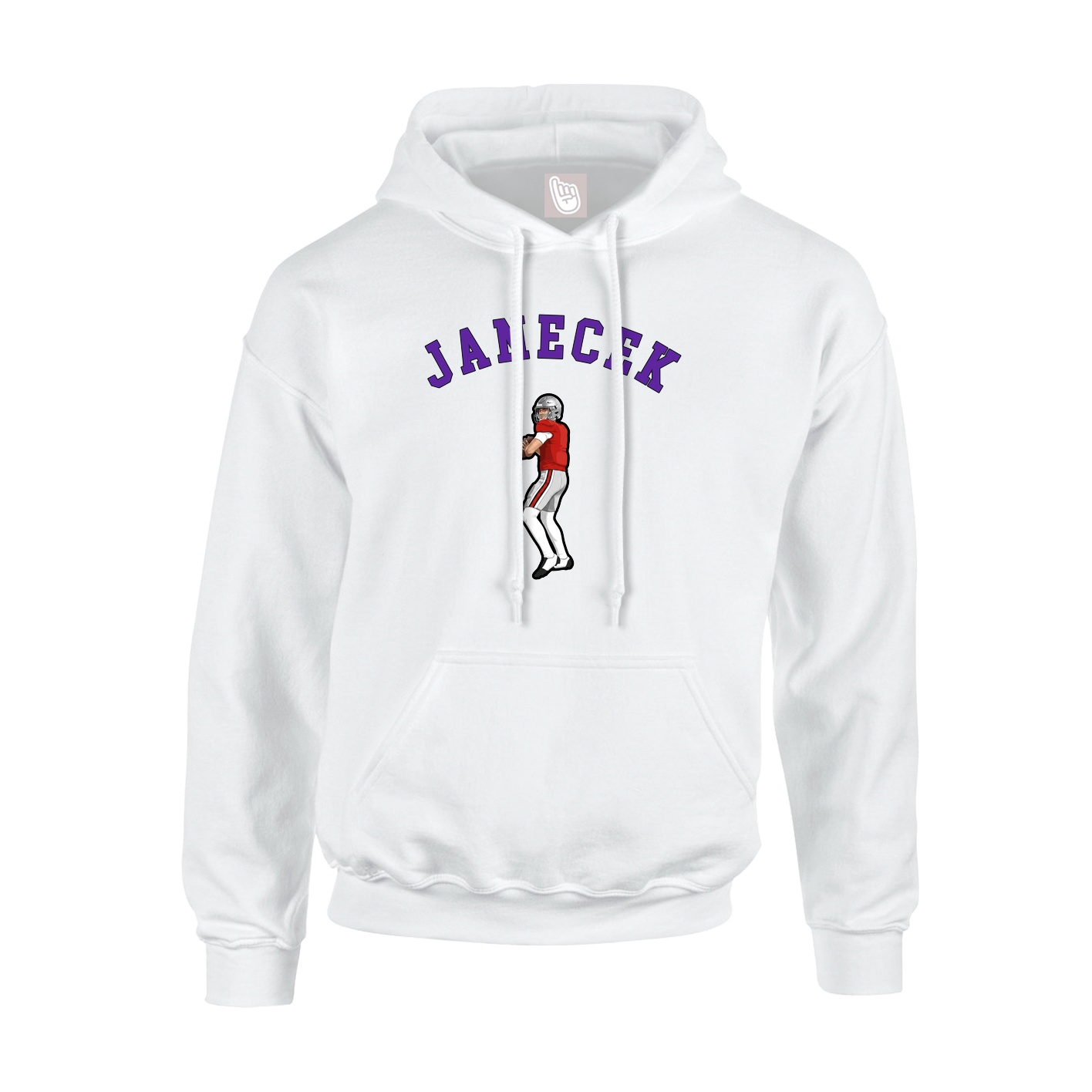 Youth Hoodie — Shirsey Arch in White