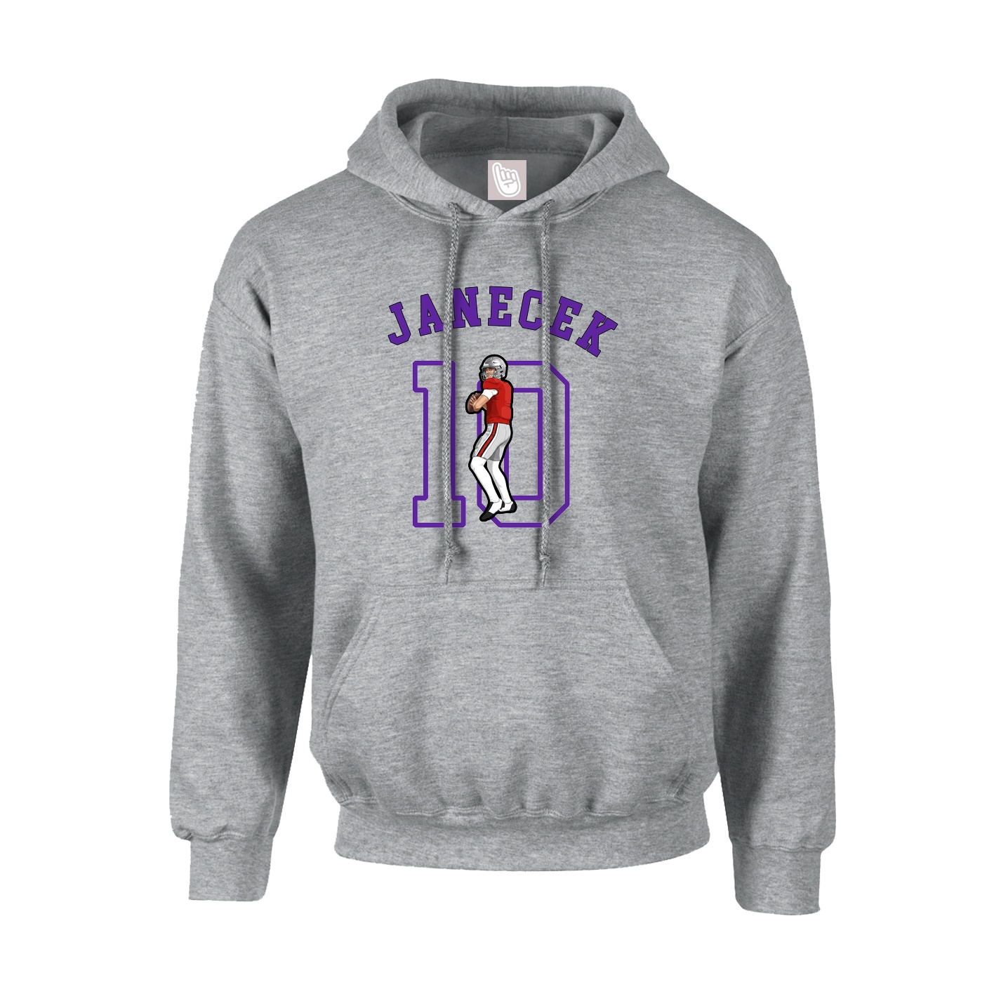 Youth Hoodie — Shirsey Arch in Grey