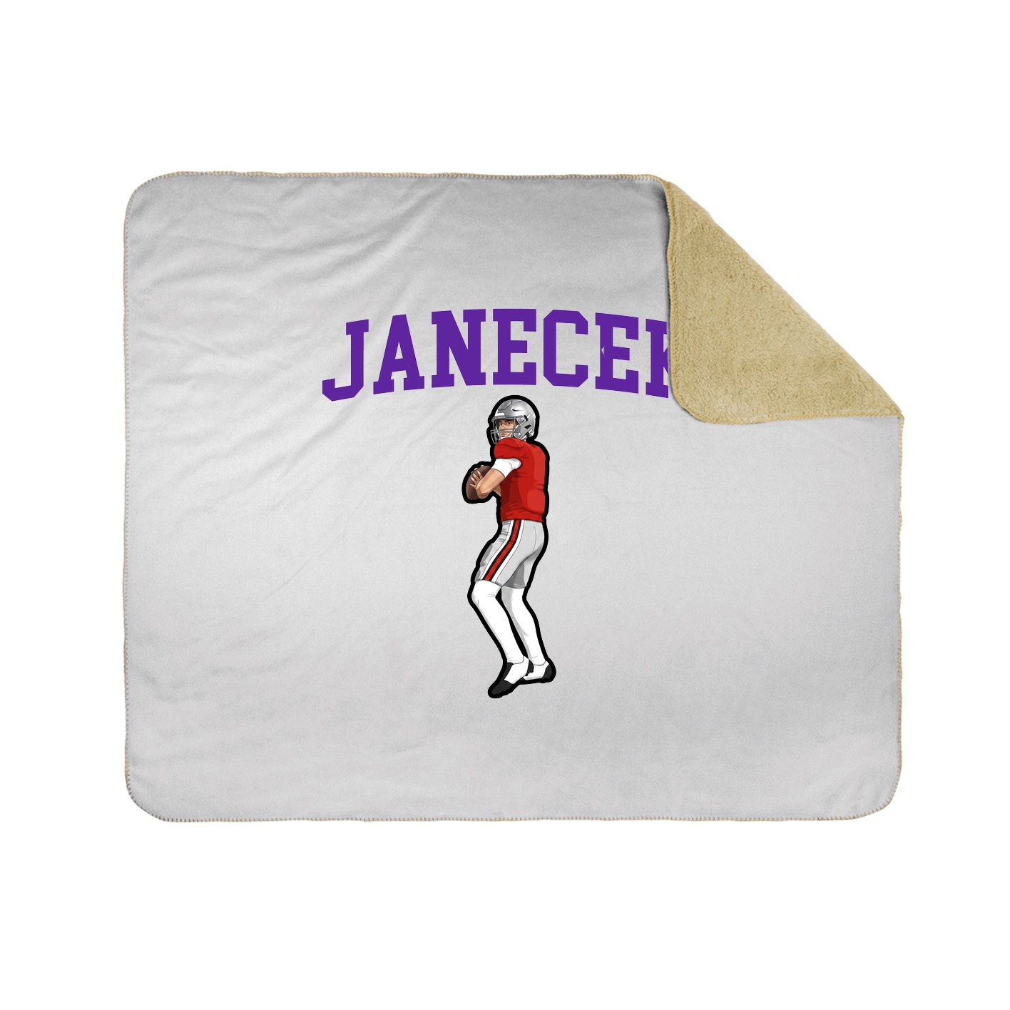 Throw Blanket — Shirsey in White
