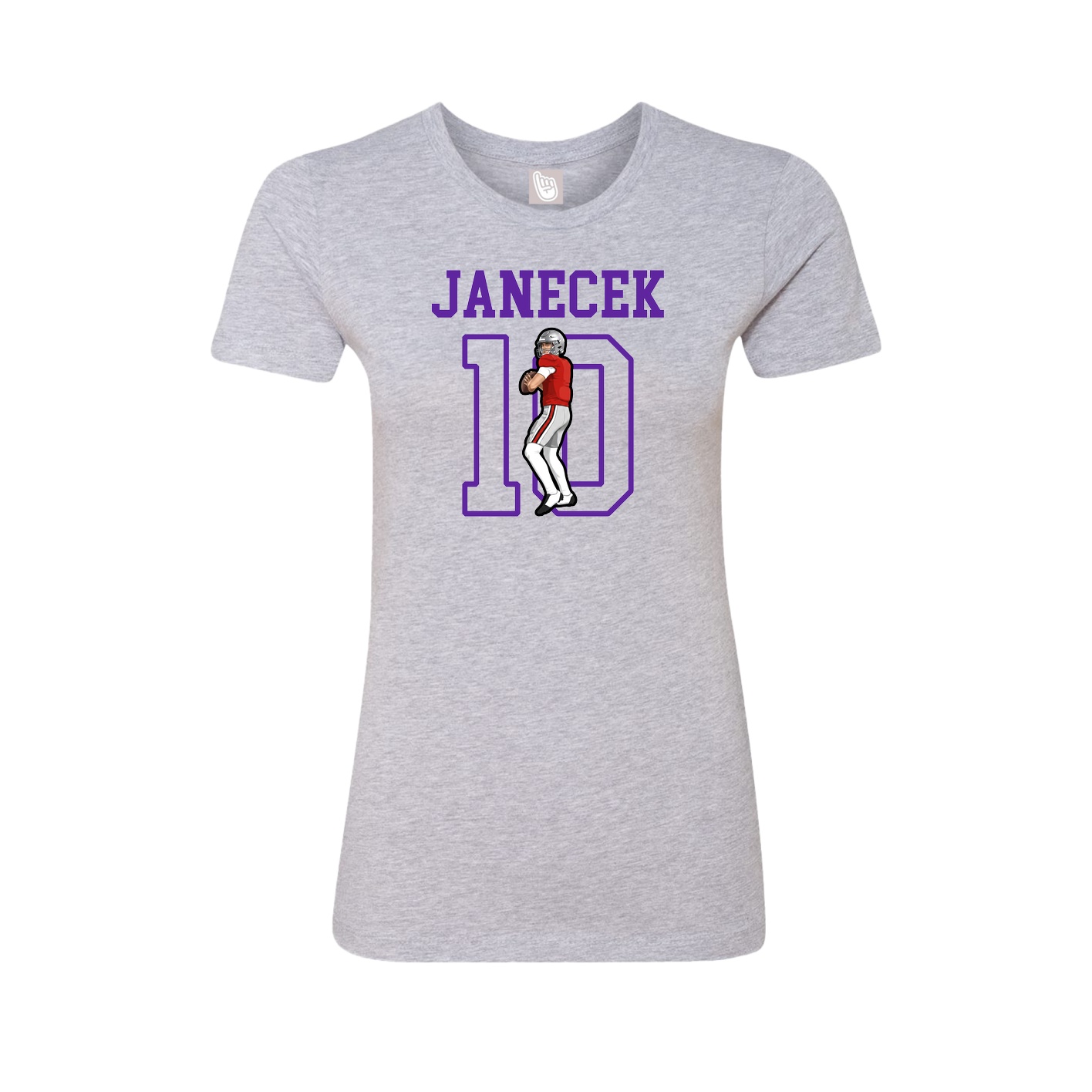 Fitted Women's Tee — Shirsey in Grey