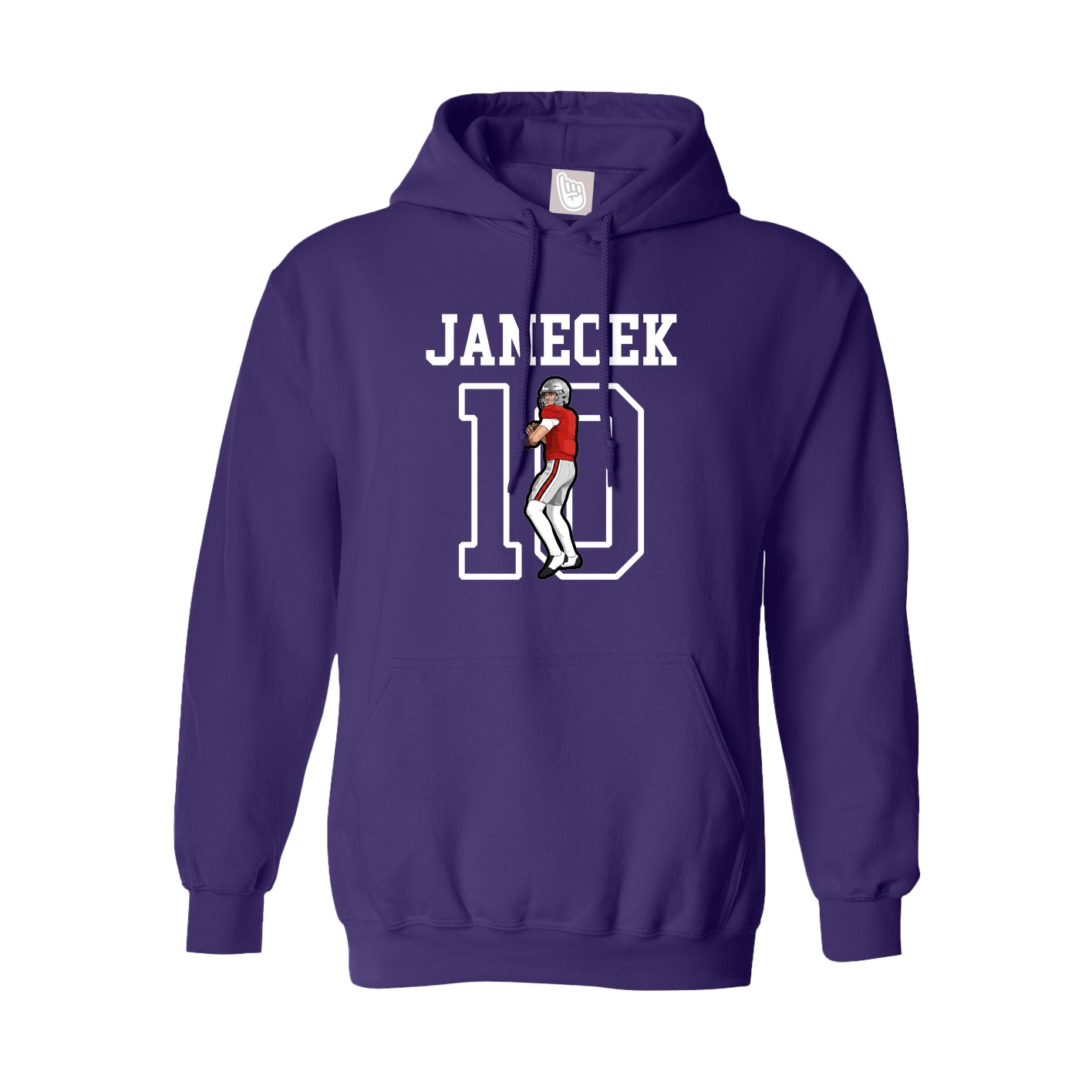 Hoodie — Shirsey in Purple