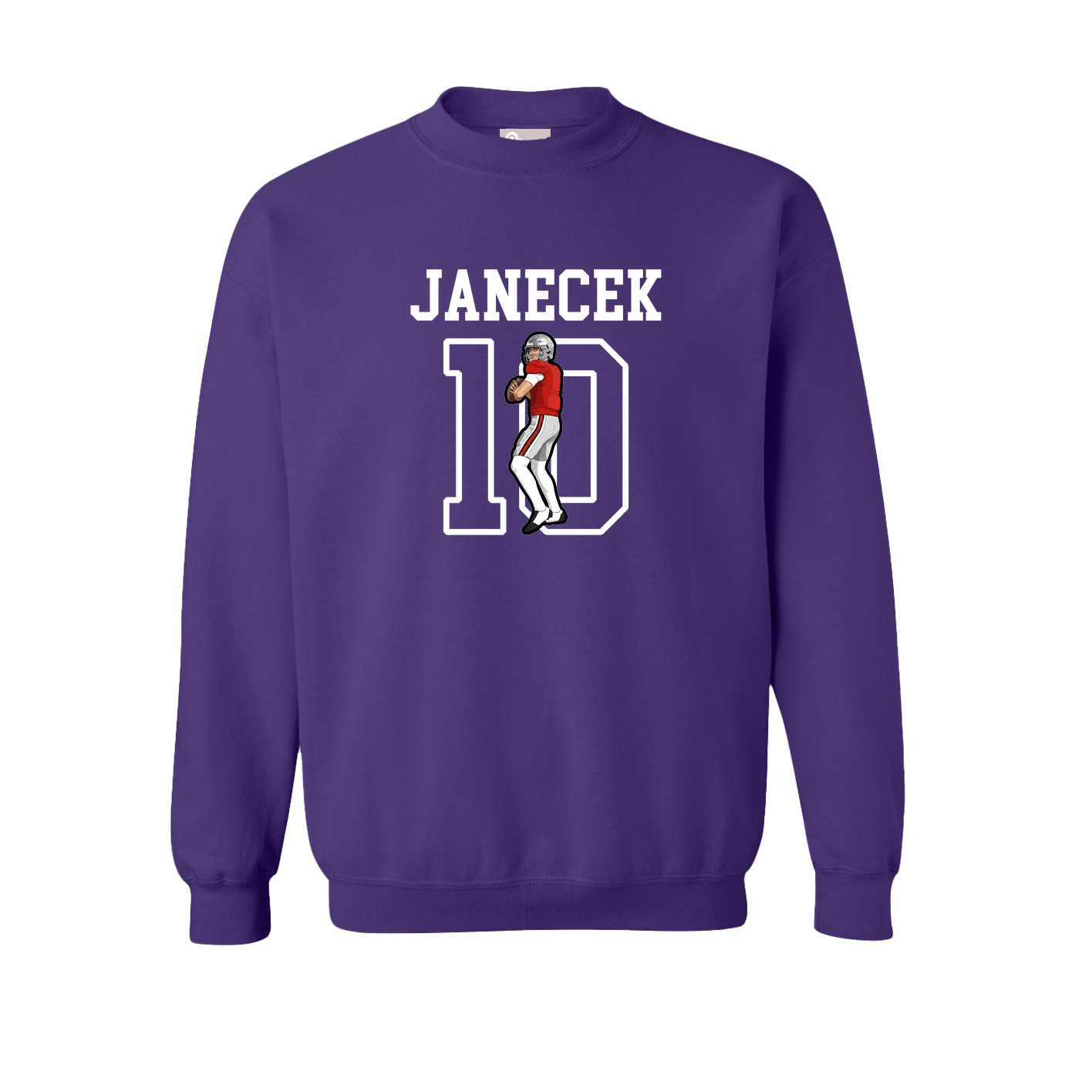 Fleece Crew — Shirsey in Purple
