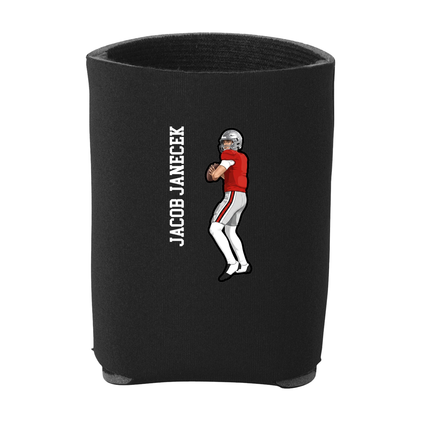 Can Holder — Name Vertical in Black