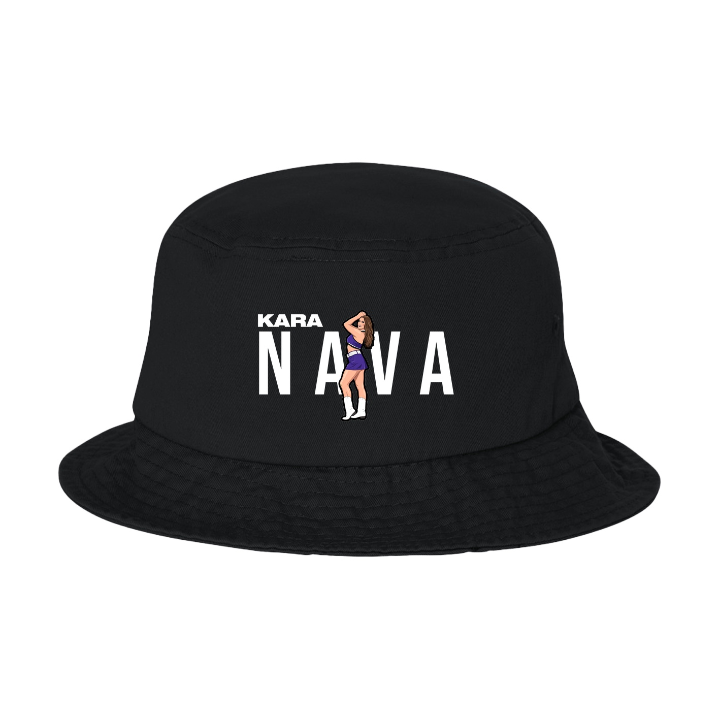 Bucket Cap — Player Name in Black