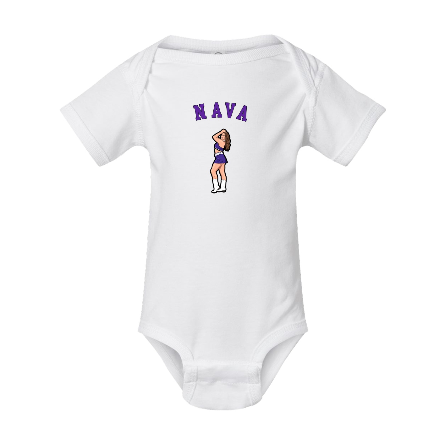 Baby Onesie — Shirsey Arch in White