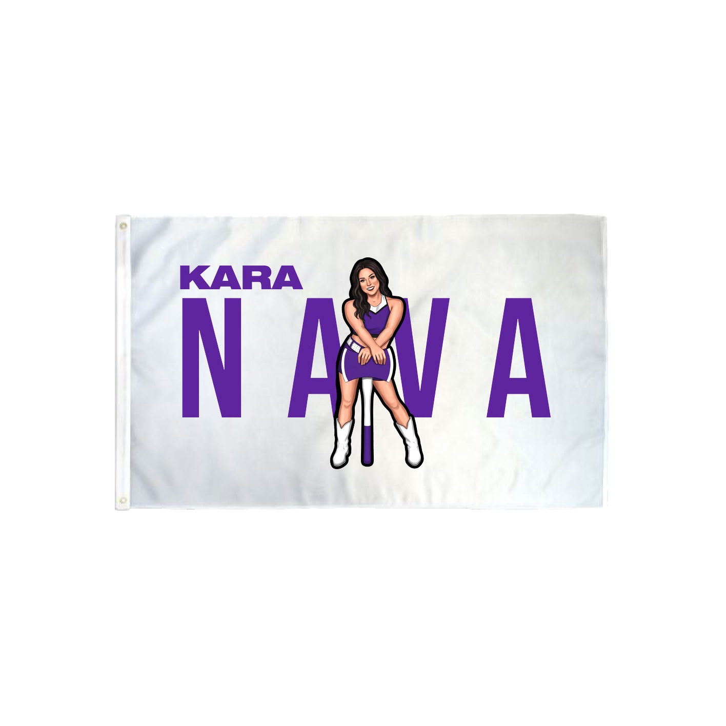 3x5 Flag — Player Name in Classic
