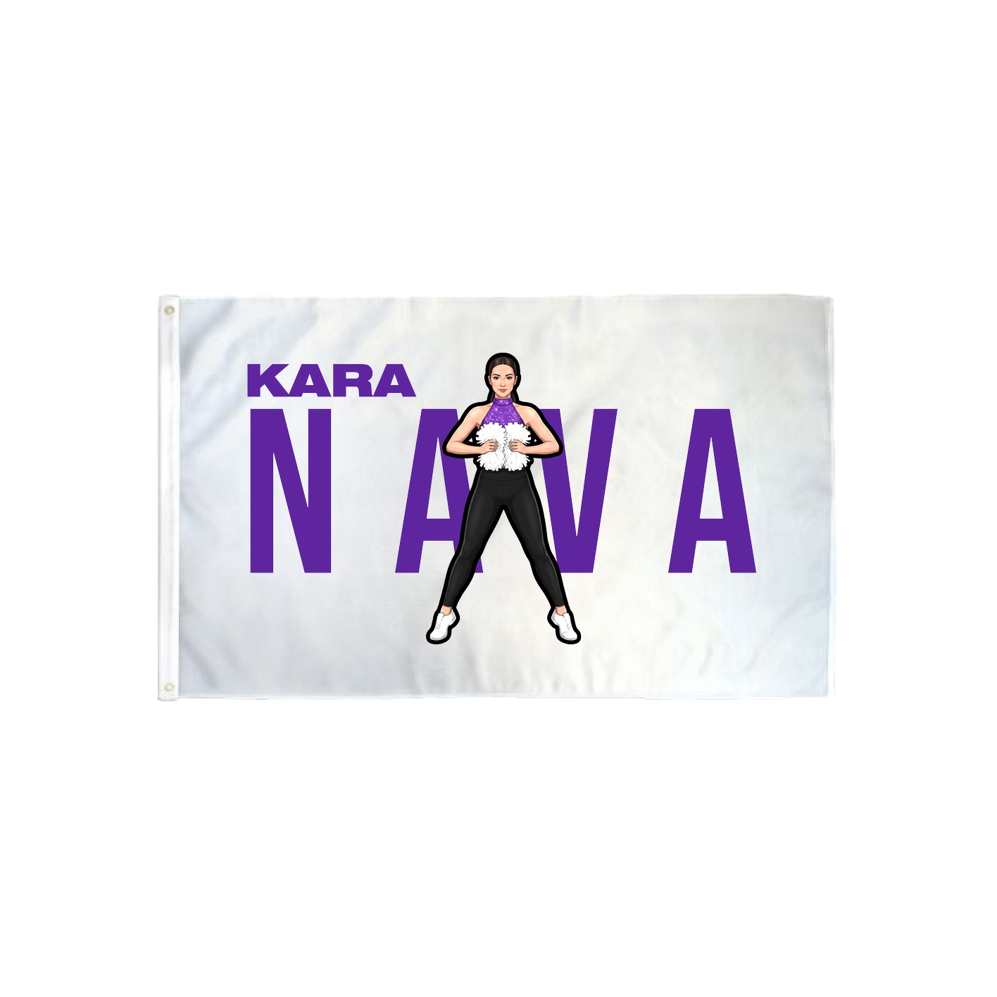 3x5 Flag — Player Name in Classic