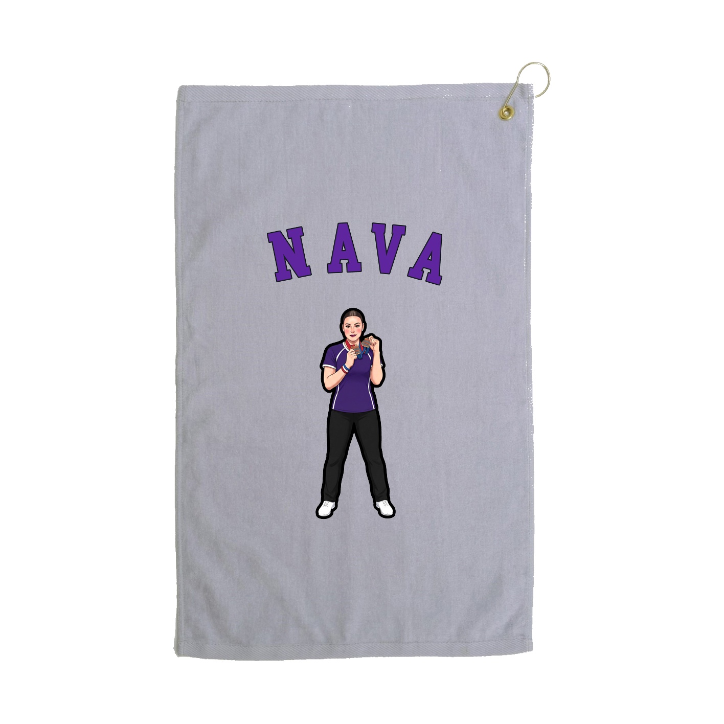 Golf Towel — Shirsey Arch in Grey
