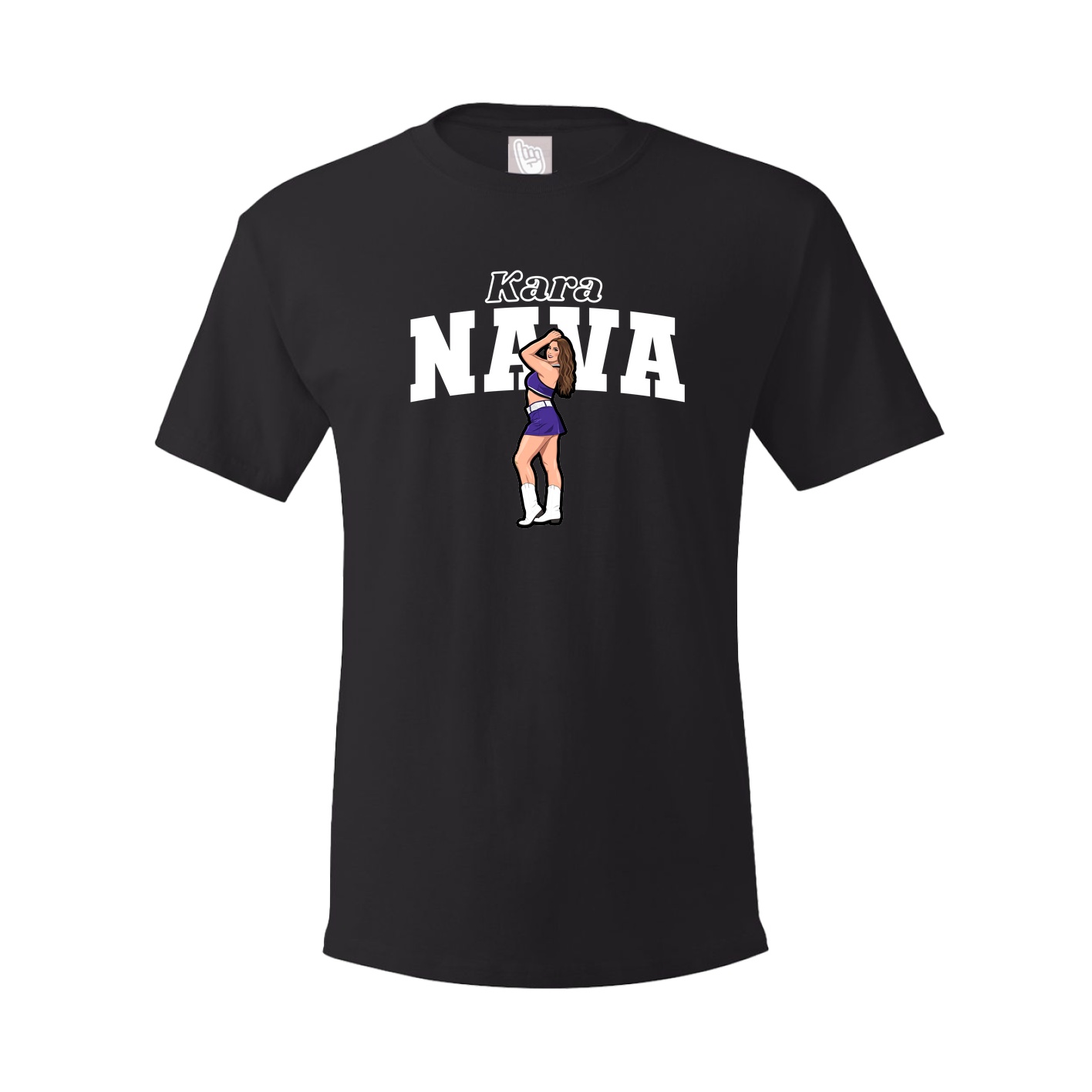Youth Tee — Name Arch in Black