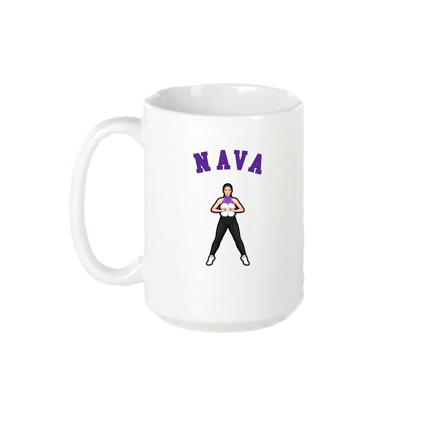 15oz Coffee Mug — Shirsey Arch in White