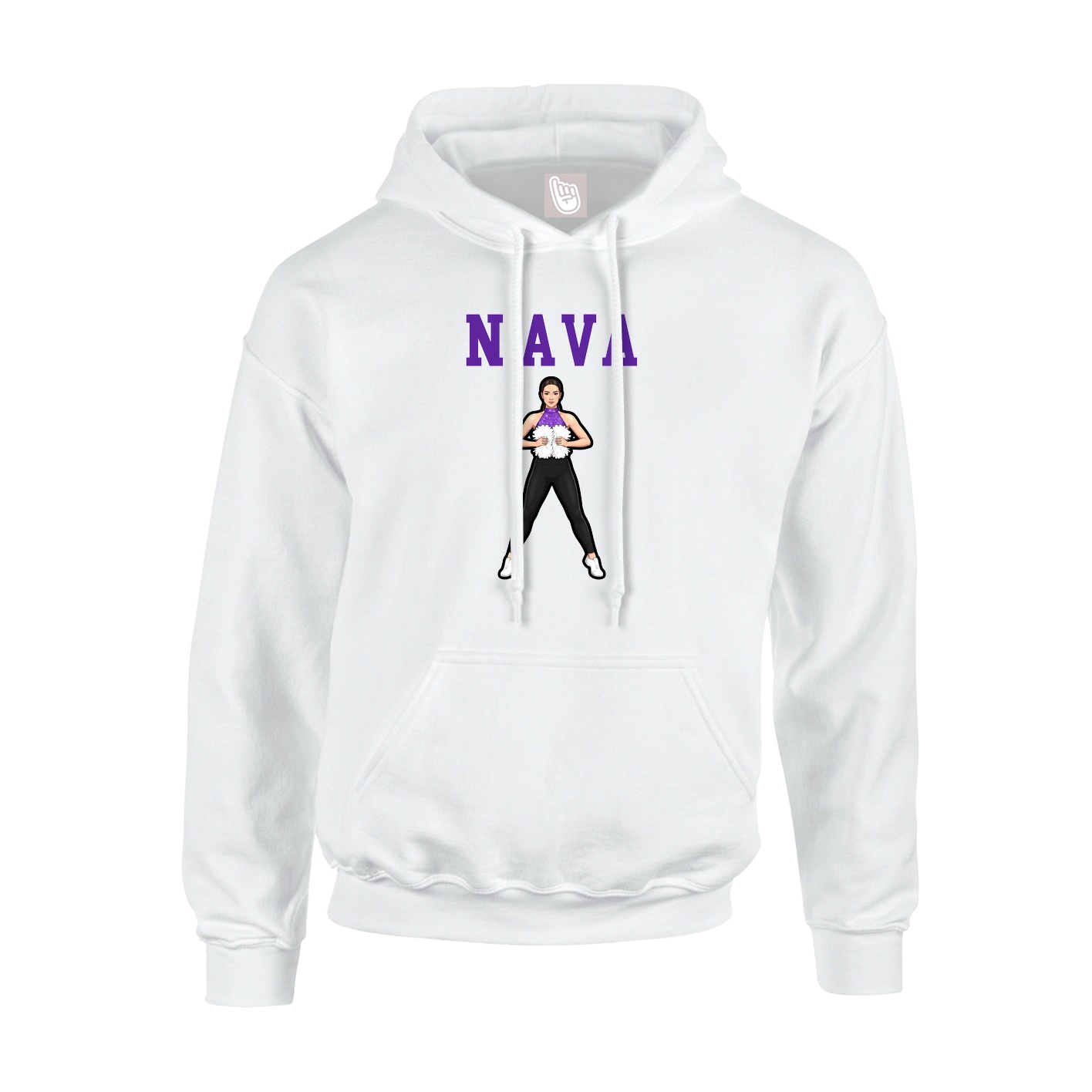 Hoodie — Shirsey in White