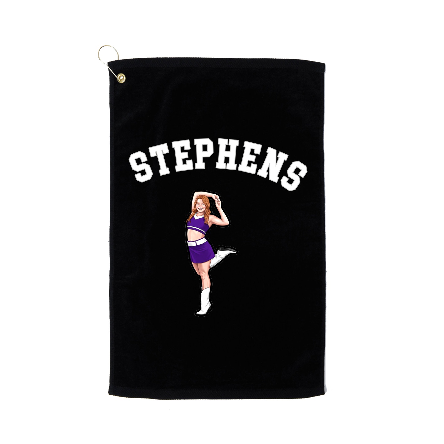 Golf Towel — Shirsey Arch in Black