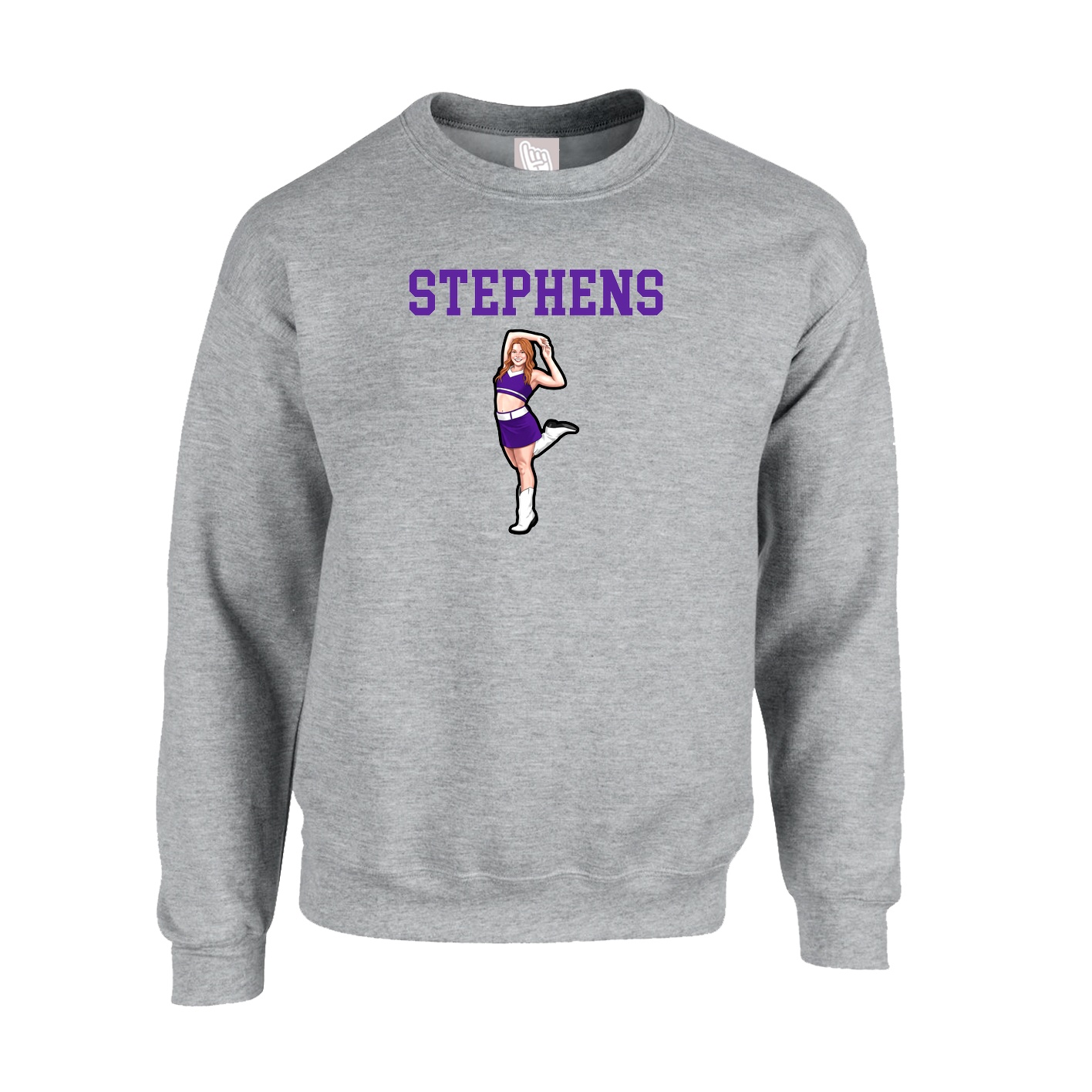 Fleece Crew — Shirsey in Grey