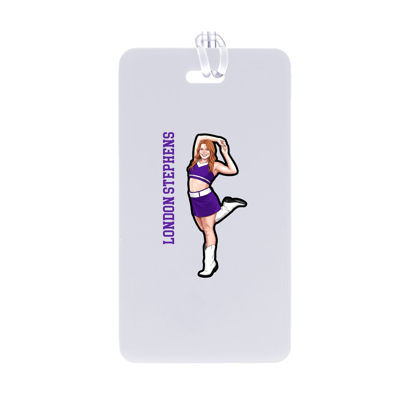 Bag Tag — Name Vertical in Classic