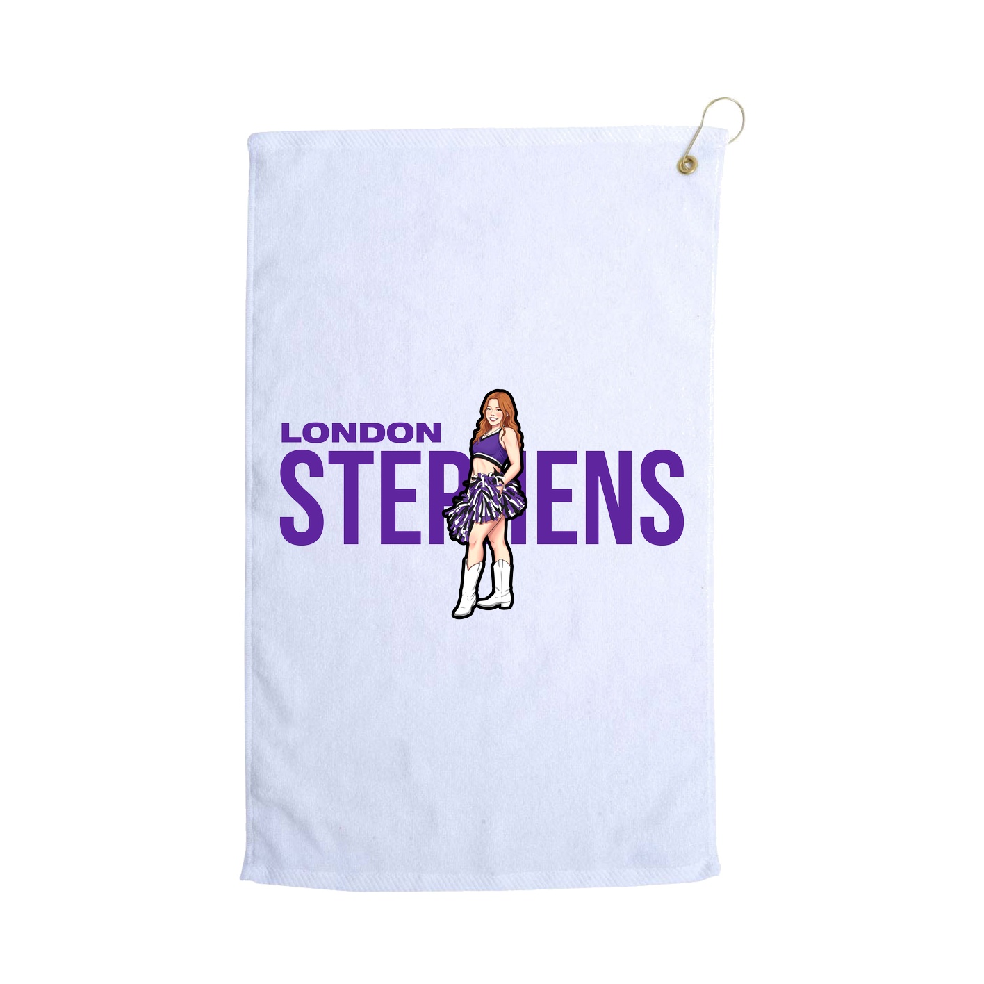 Golf Towel — Player Name in White