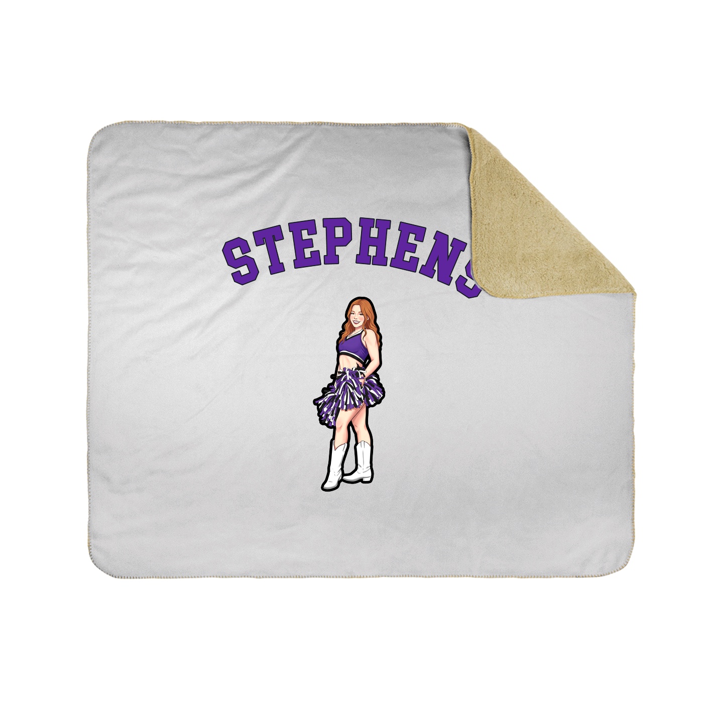 Throw Blanket — Shirsey Arch in White