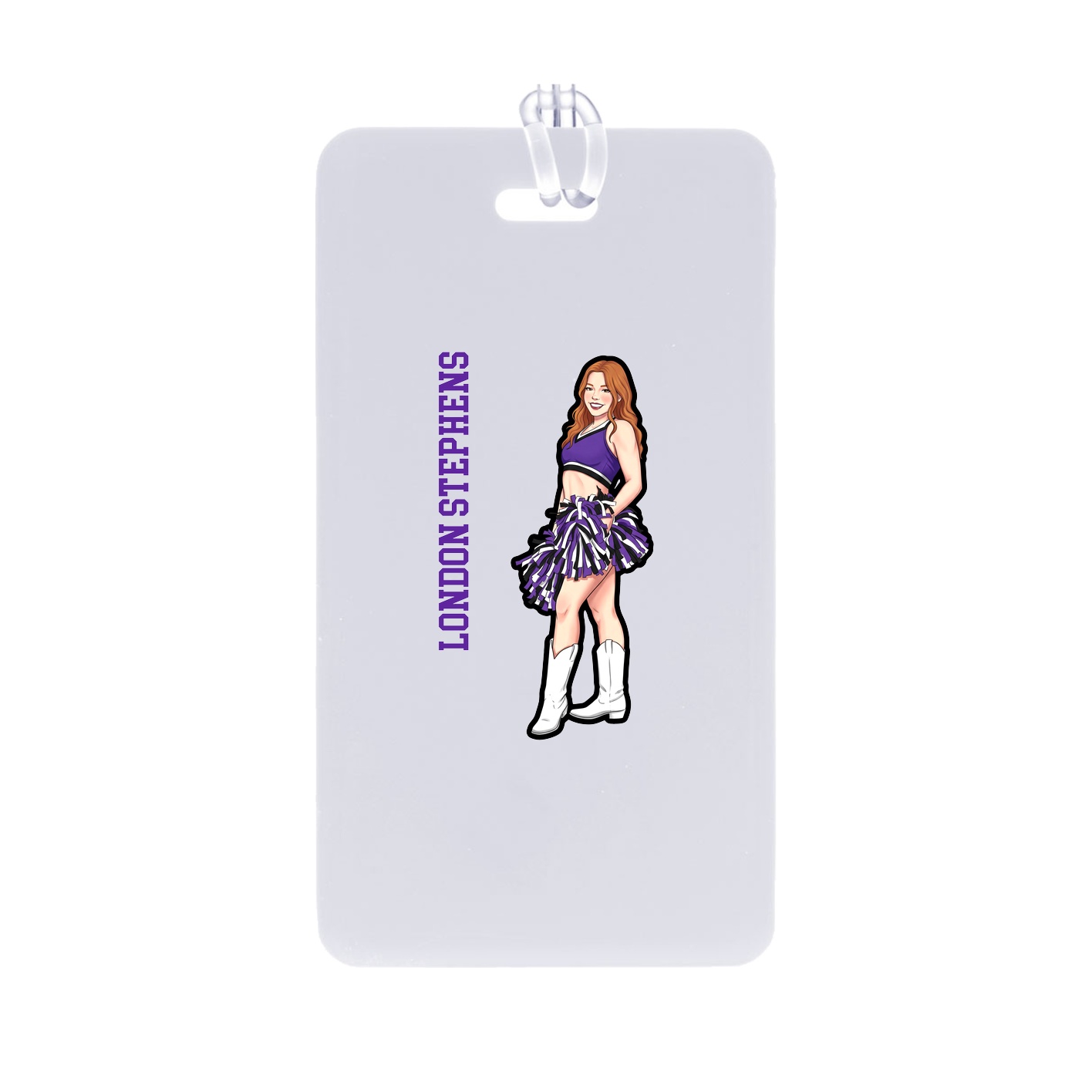 Bag Tag — Name Vertical in Classic