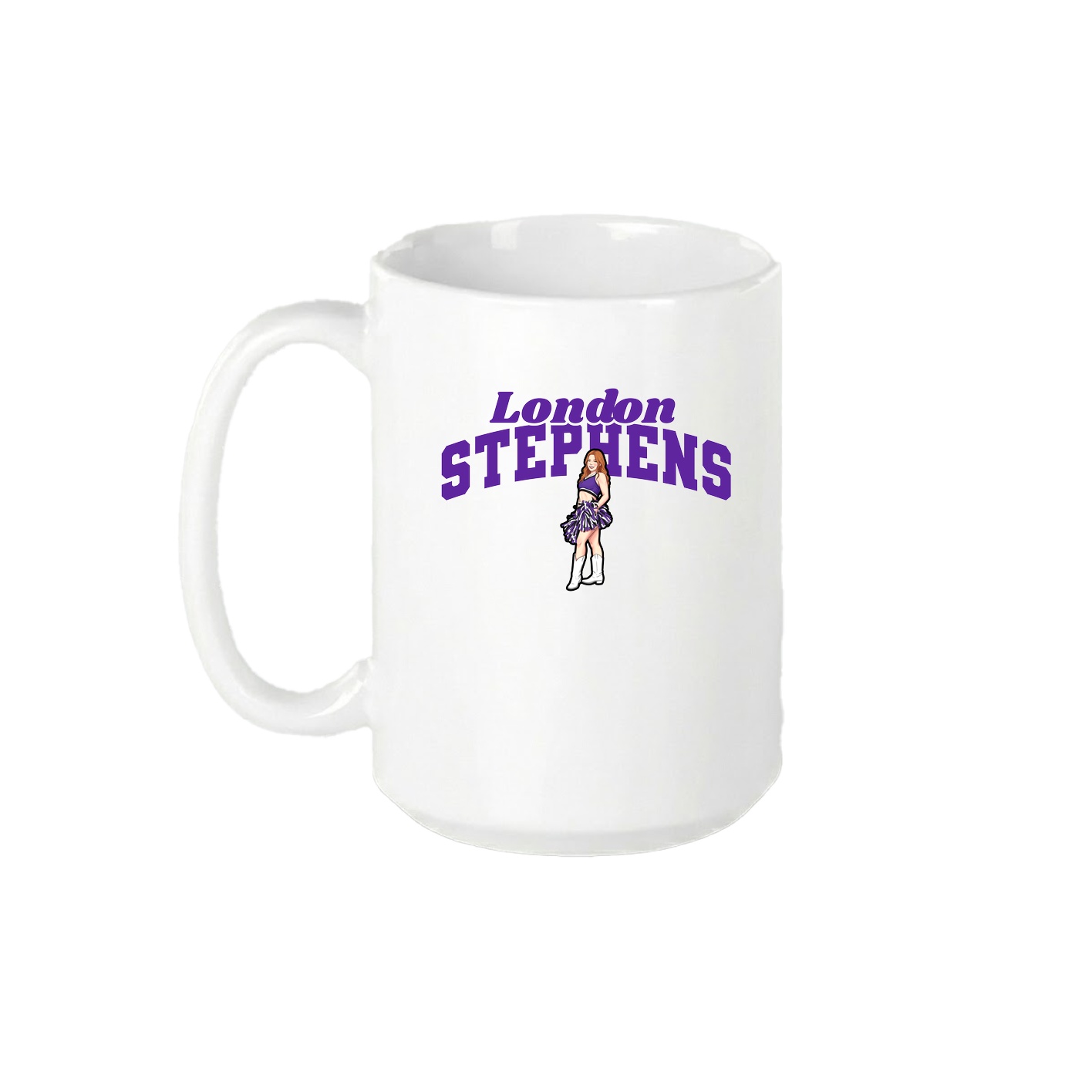 15oz Coffee Mug — Signature Arch in White