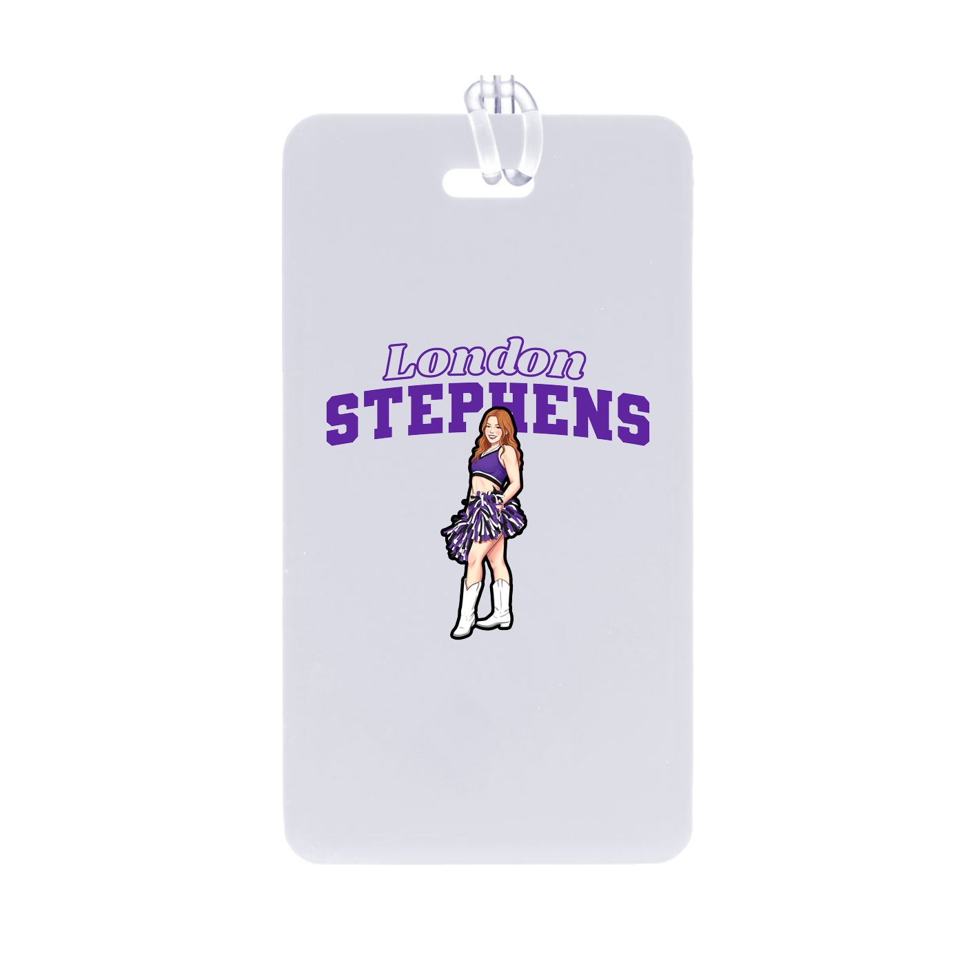Bag Tag — Name Arch in Classic