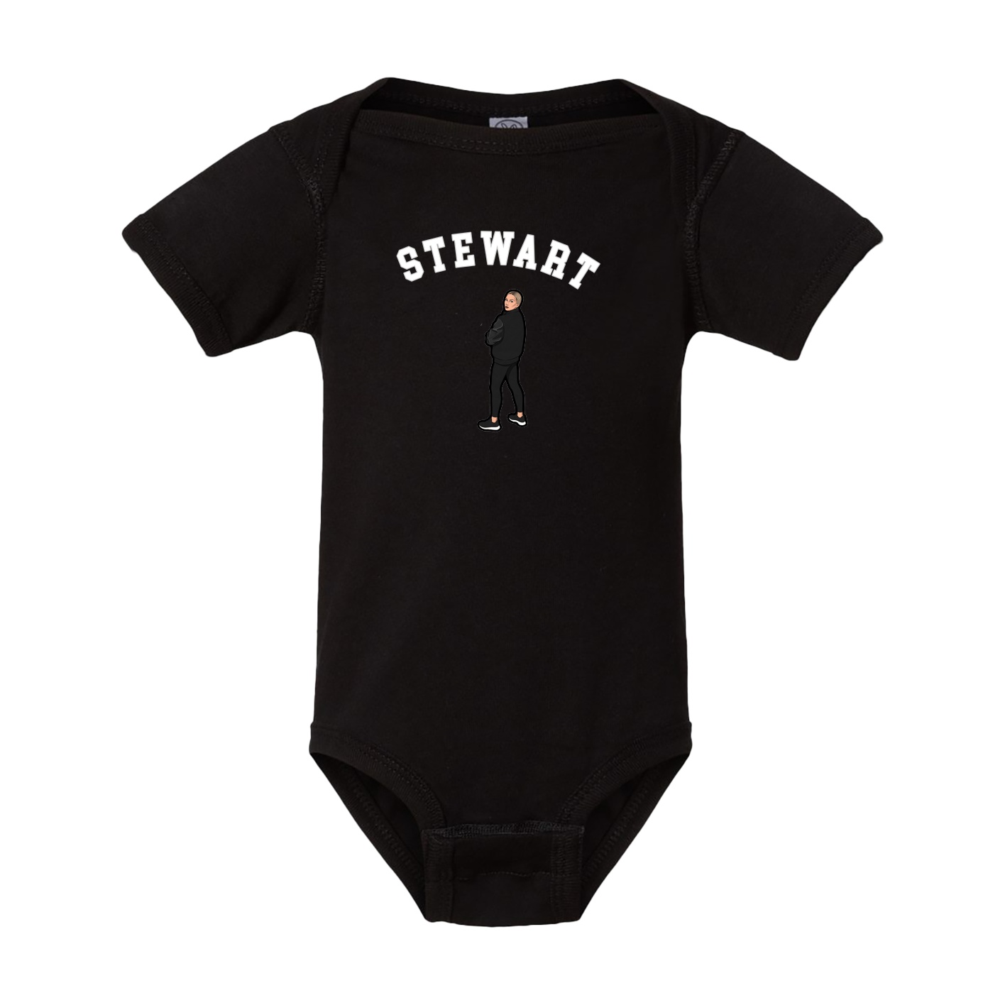 Baby Onesie — Shirsey Arch in Black