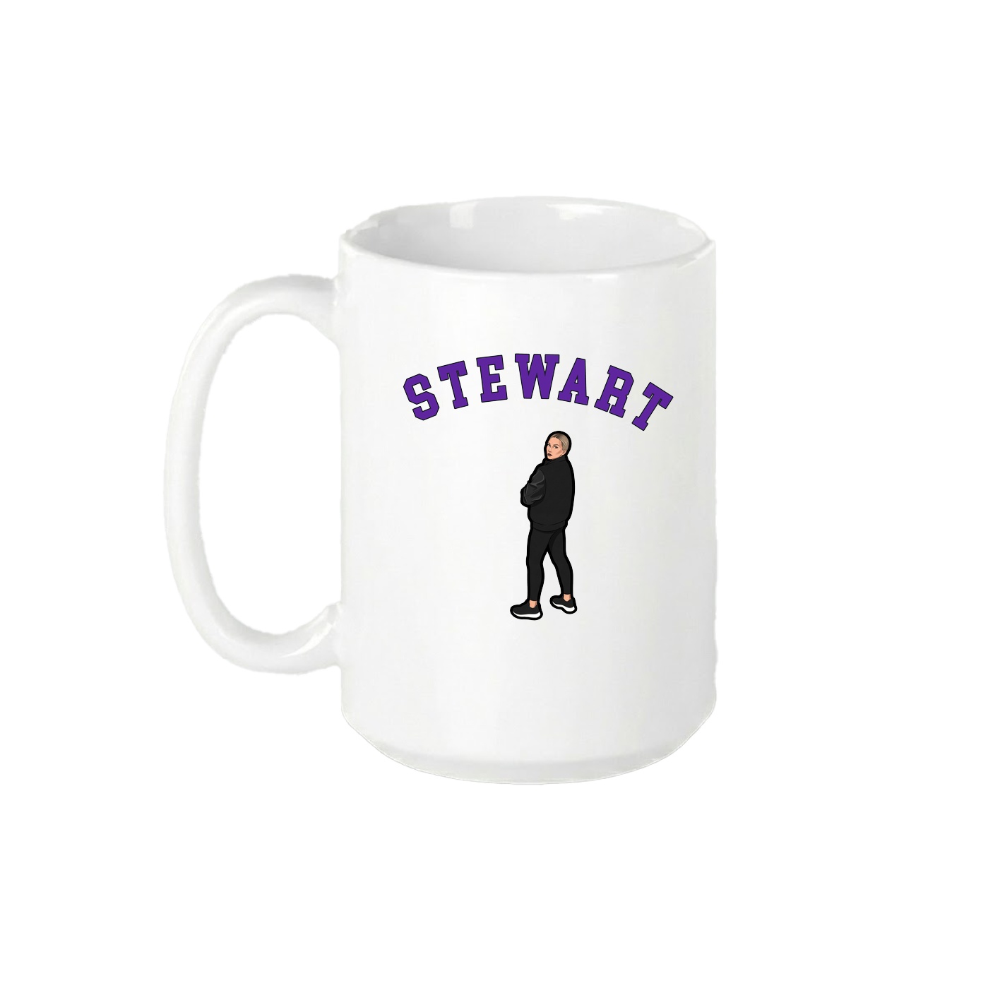 15oz Coffee Mug — Shirsey Arch in White