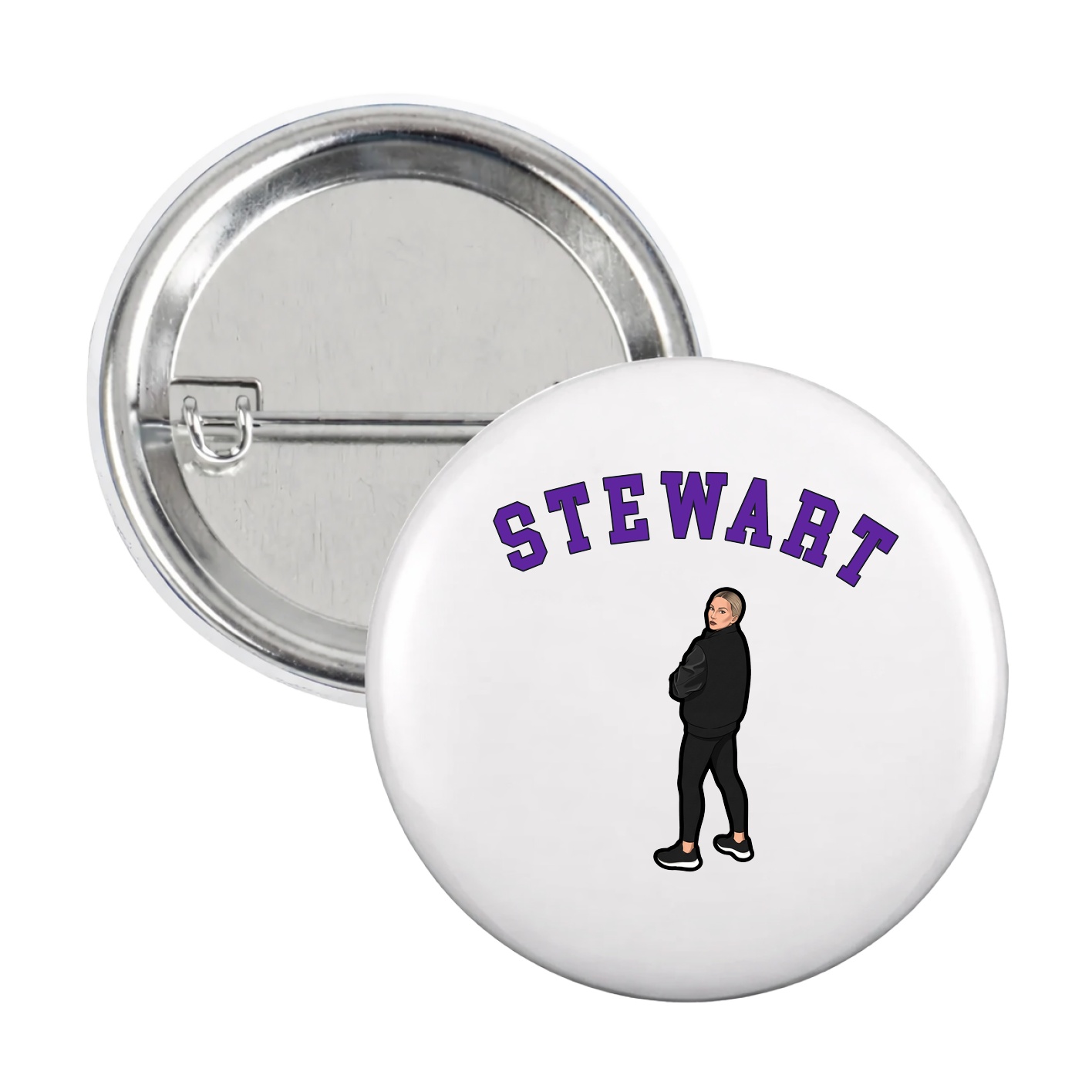 Game Day Button — Shirsey Arch in White