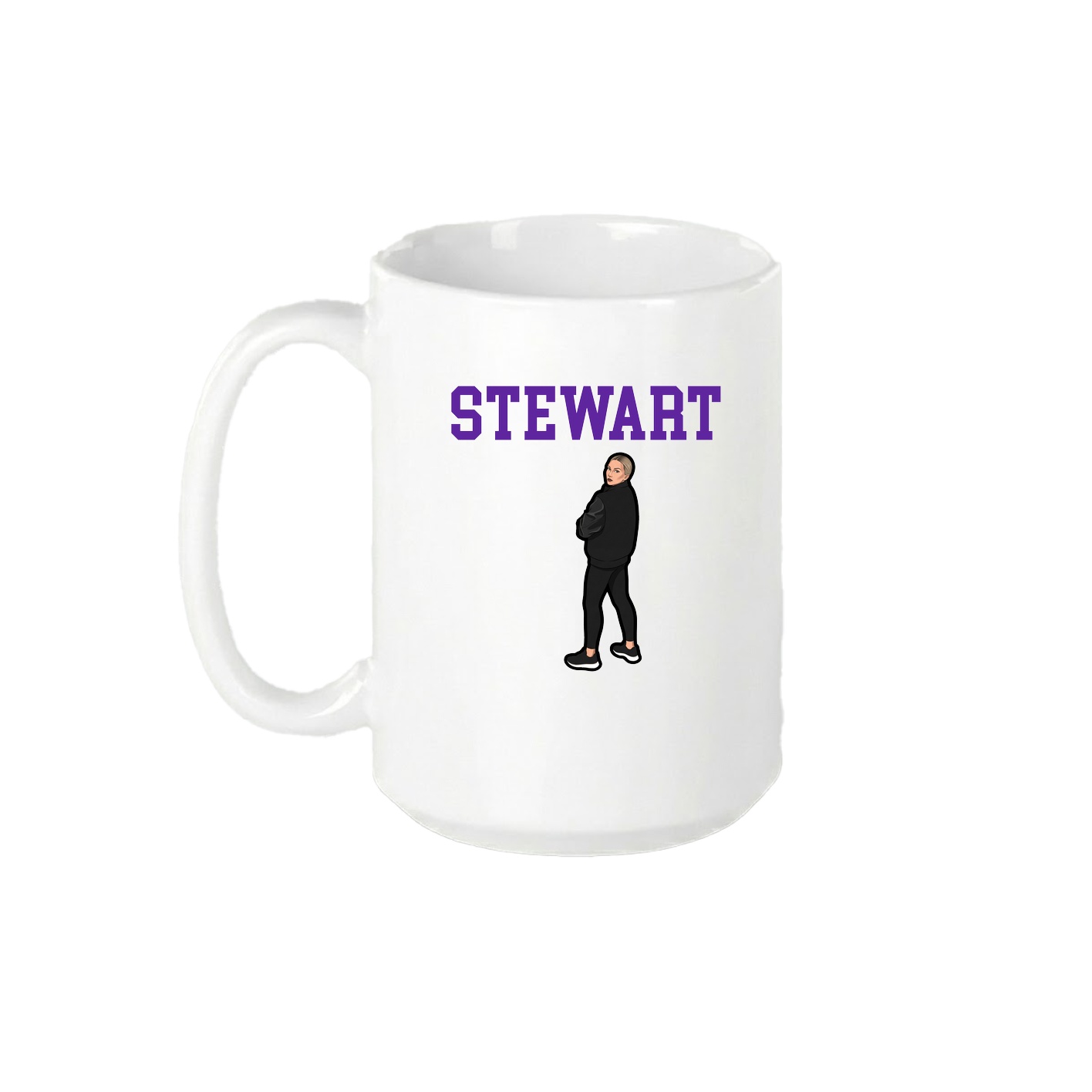 15oz Coffee Mug — Shirsey in White