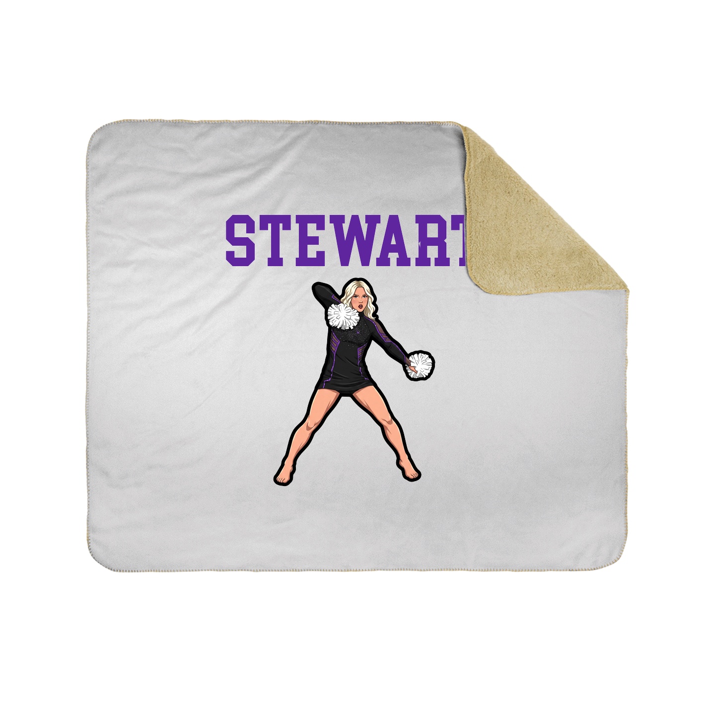 Throw Blanket — Shirsey in White