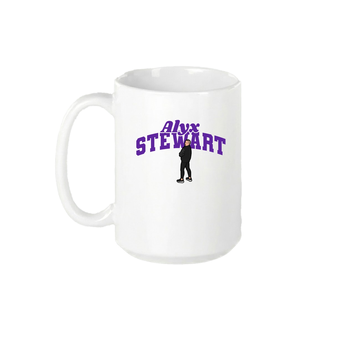 15oz Coffee Mug — Signature Arch in White