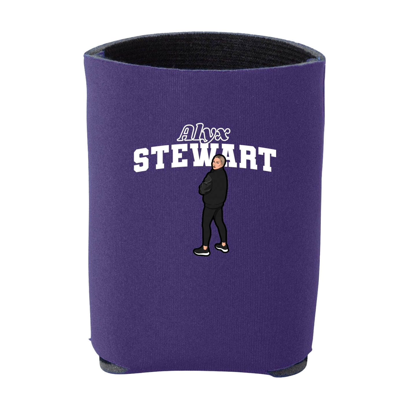 Can Holder — Name Arch in Purple