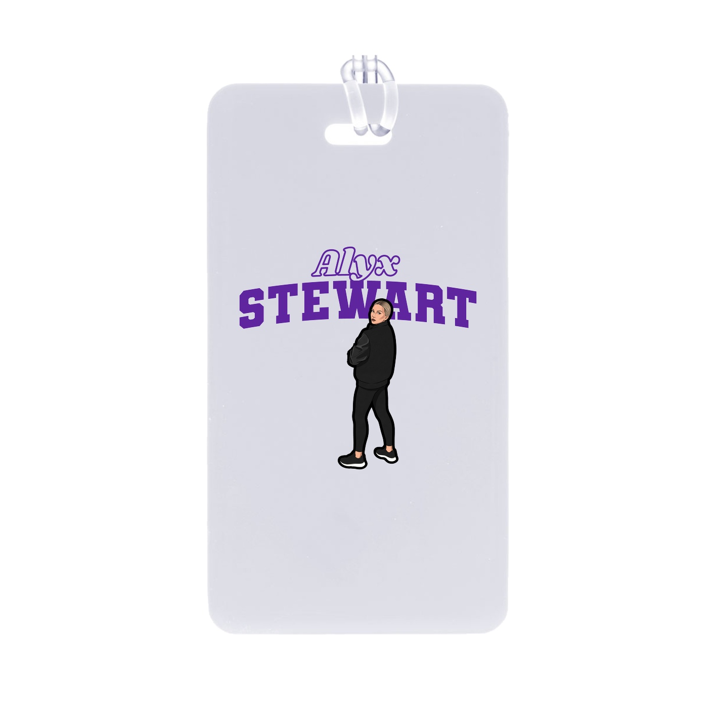 Bag Tag — Name Arch in Classic