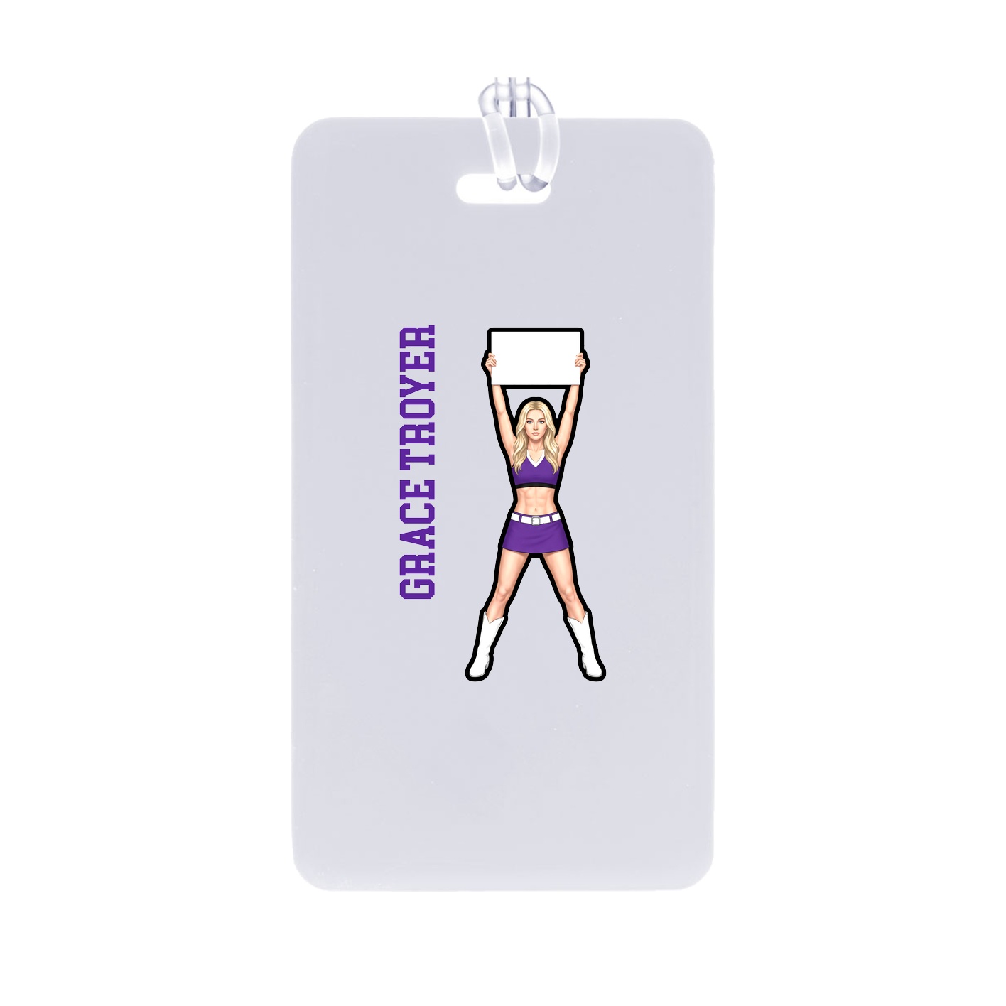 Bag Tag — Name Vertical in Classic