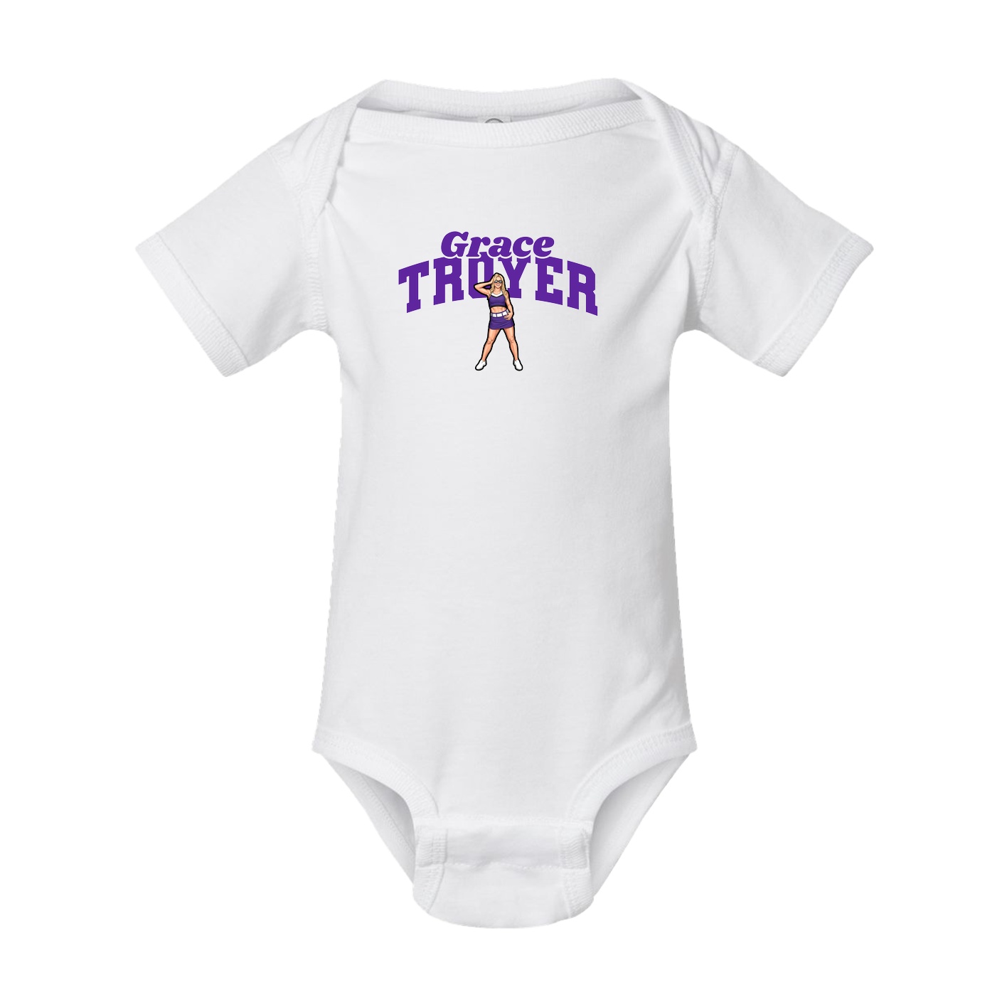 Baby Onesie — Signature Arch in White