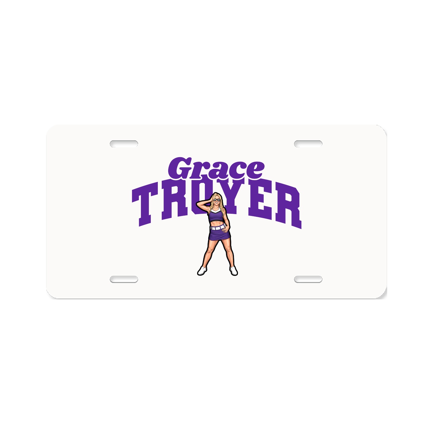 License Plate — Signature Arch in Classic
