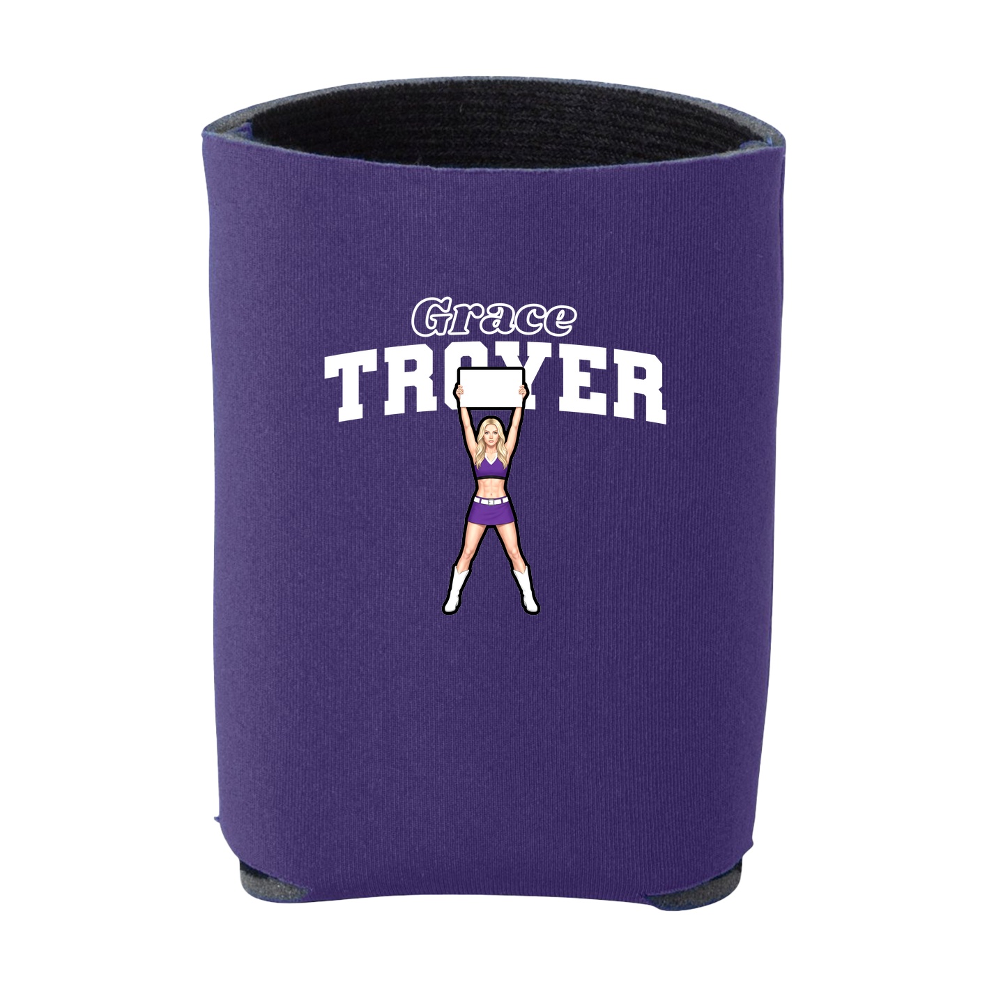 Can Holder — Name Arch in Purple