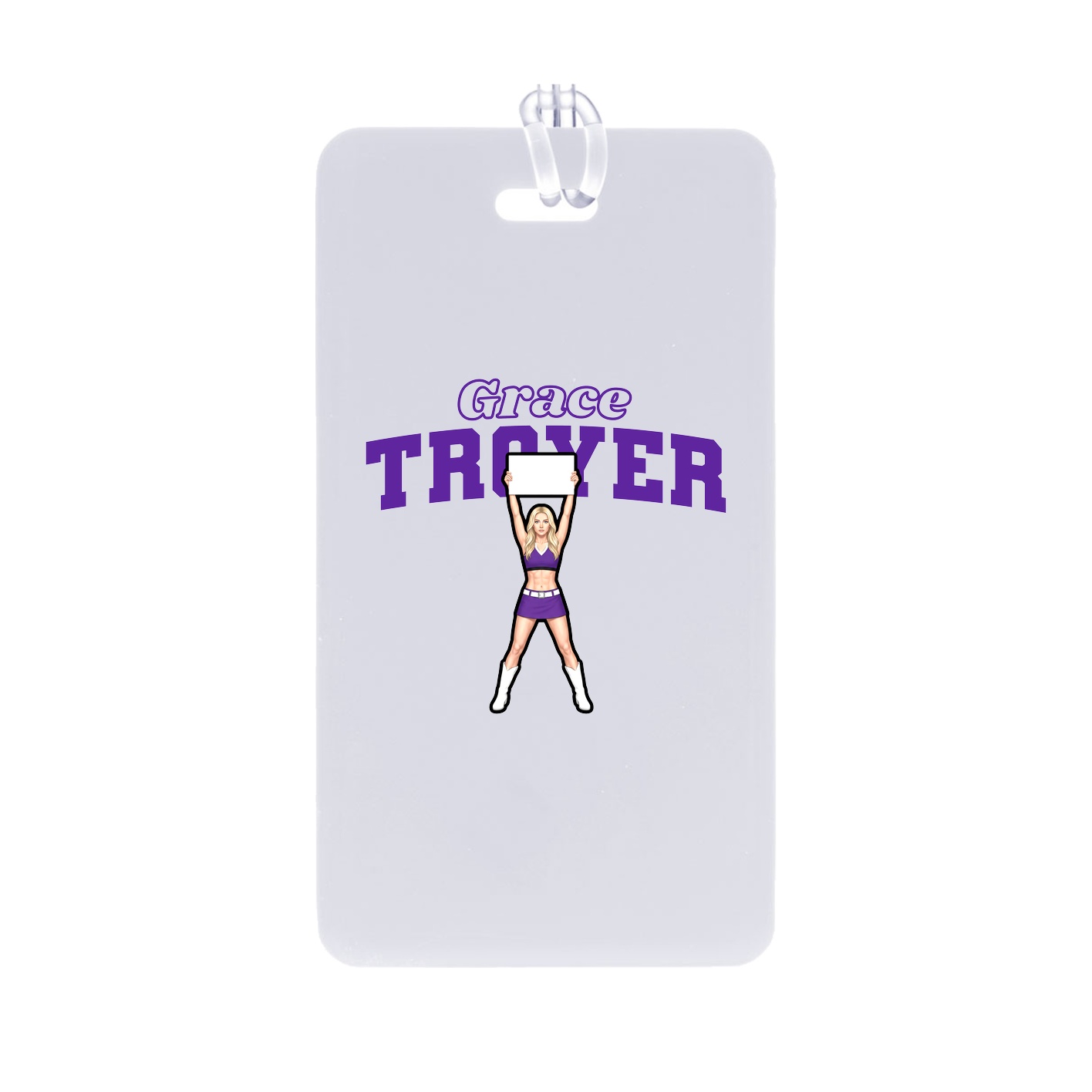 Bag Tag — Name Arch in Classic