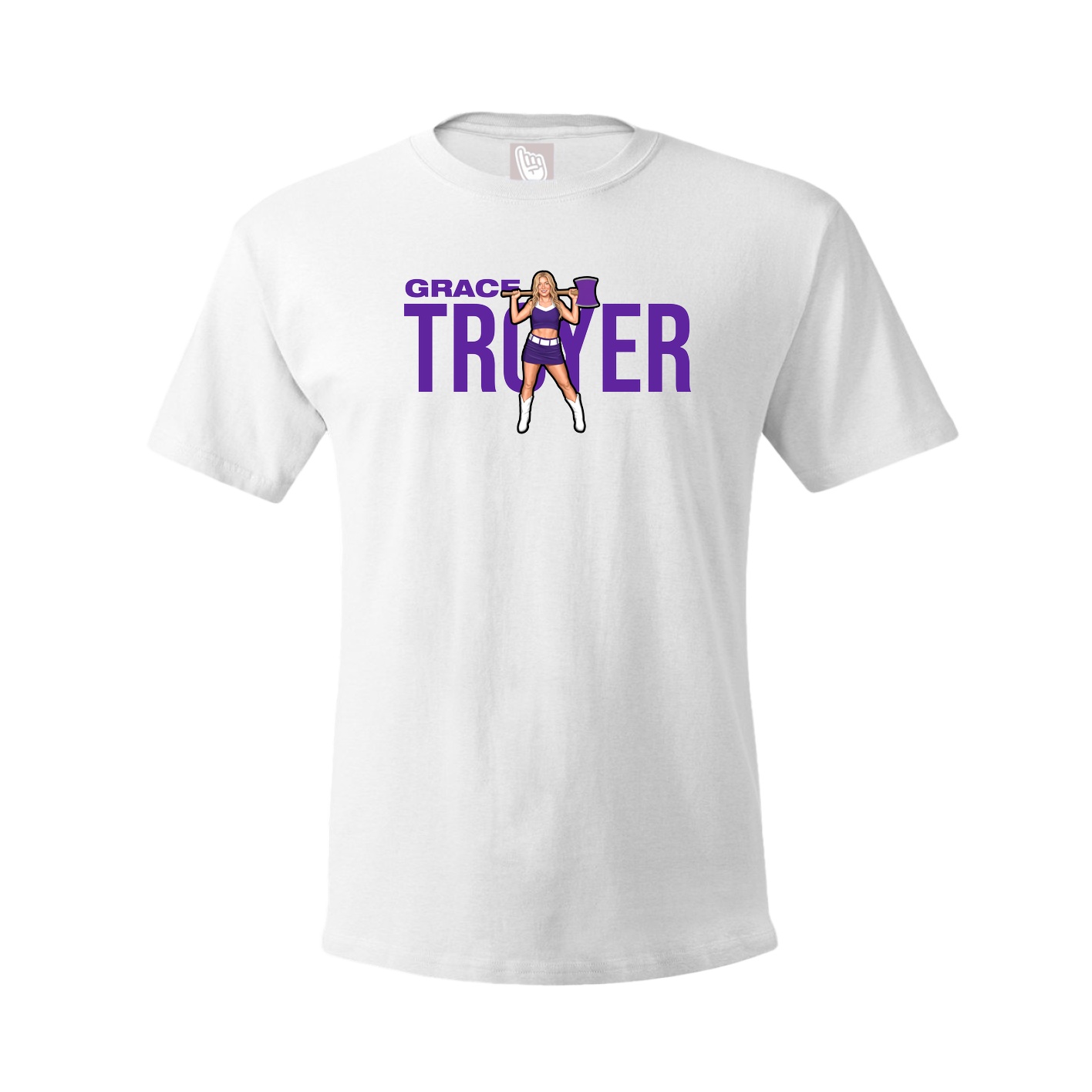 Youth Tee — Player Name in White