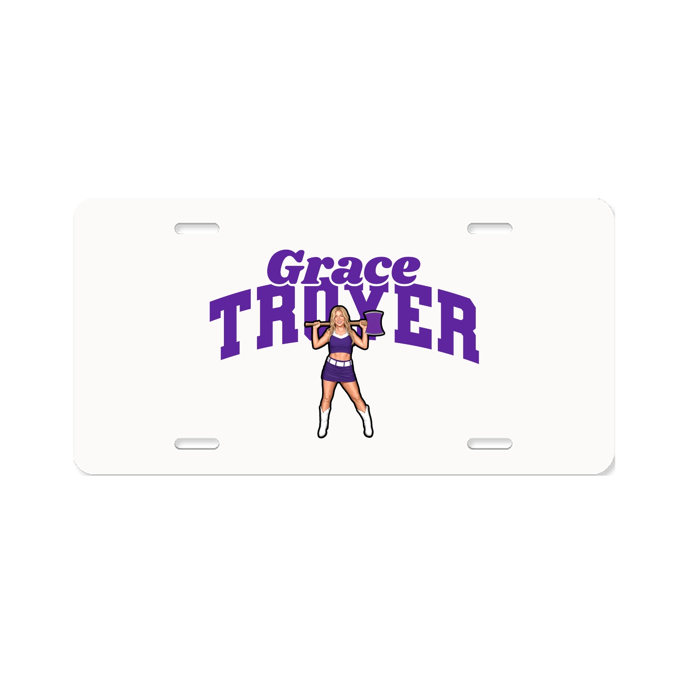 License Plate — Signature Arch in Classic