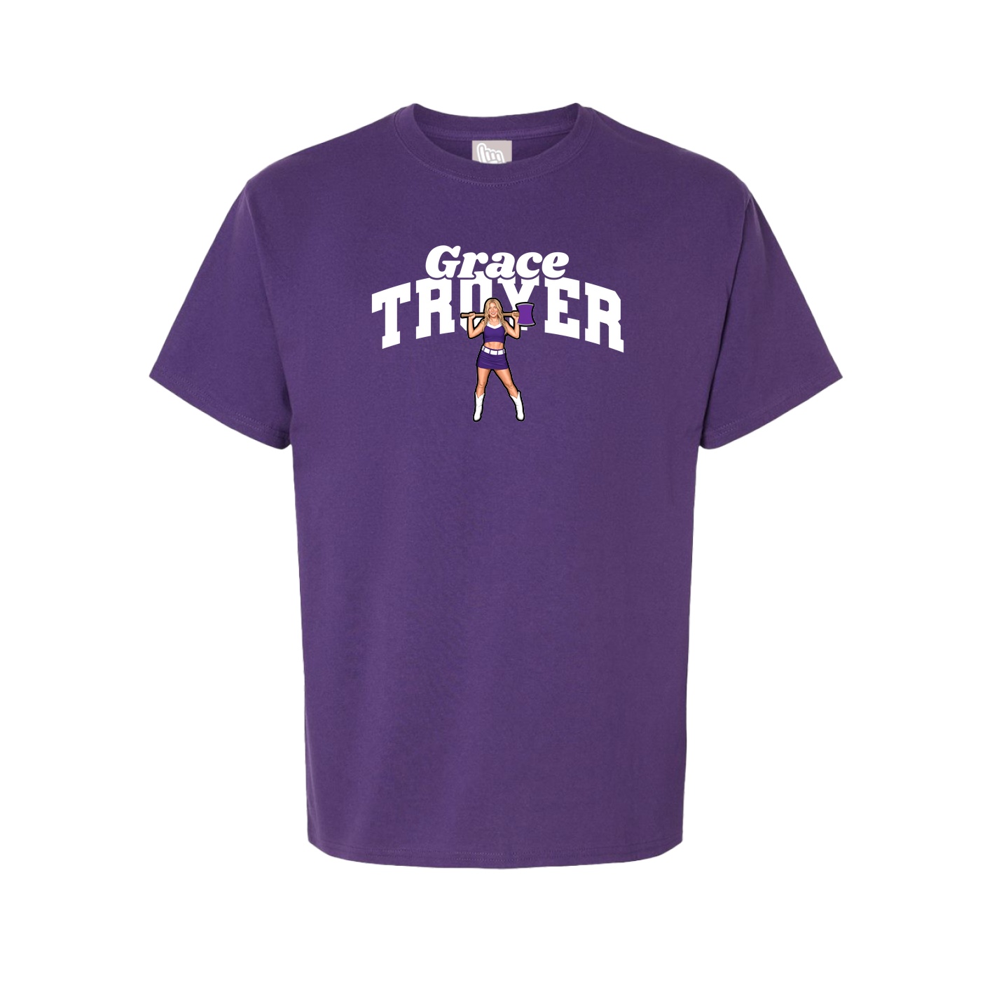 Youth Tee — Signature Arch in Purple