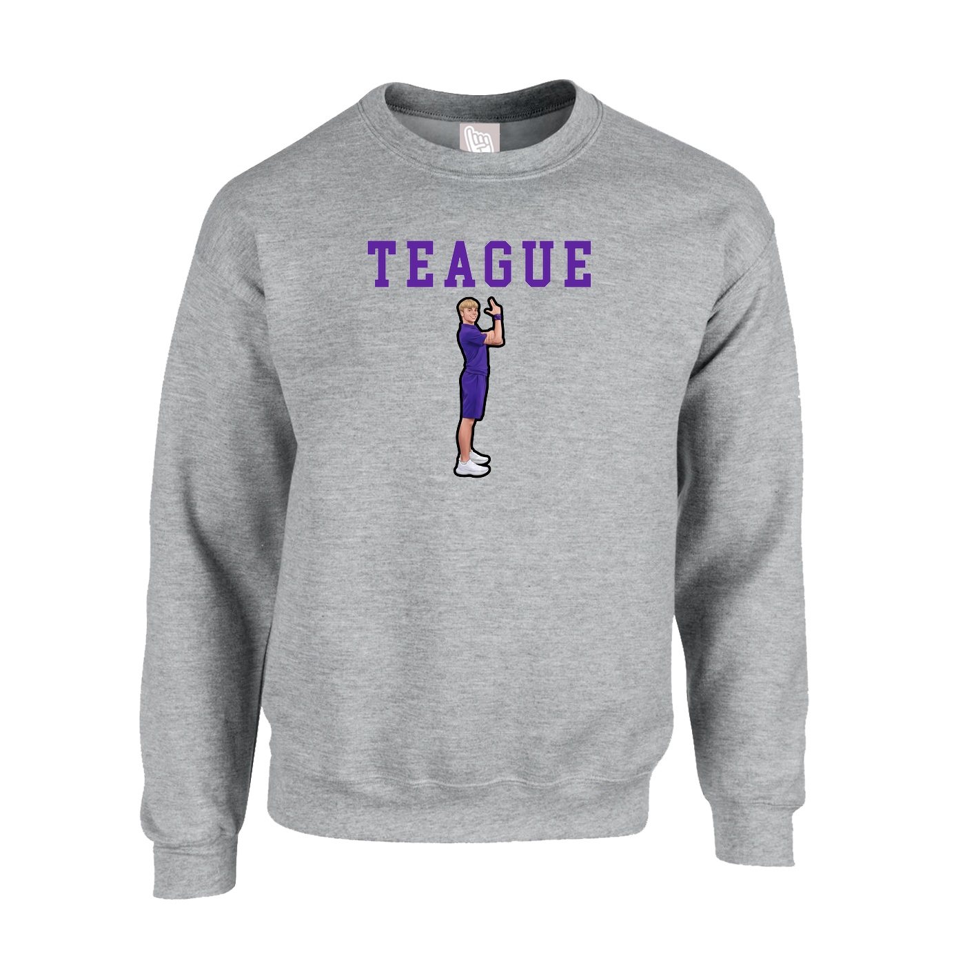 Fleece Crew — Shirsey in Grey