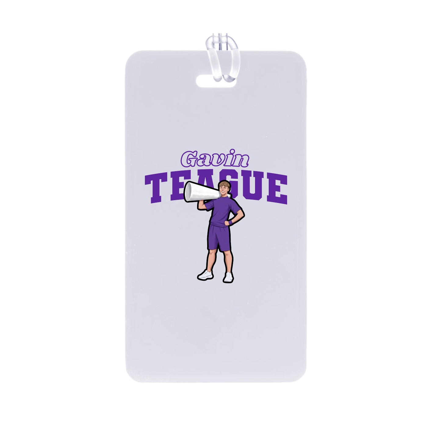 Bag Tag — Name Arch in Classic